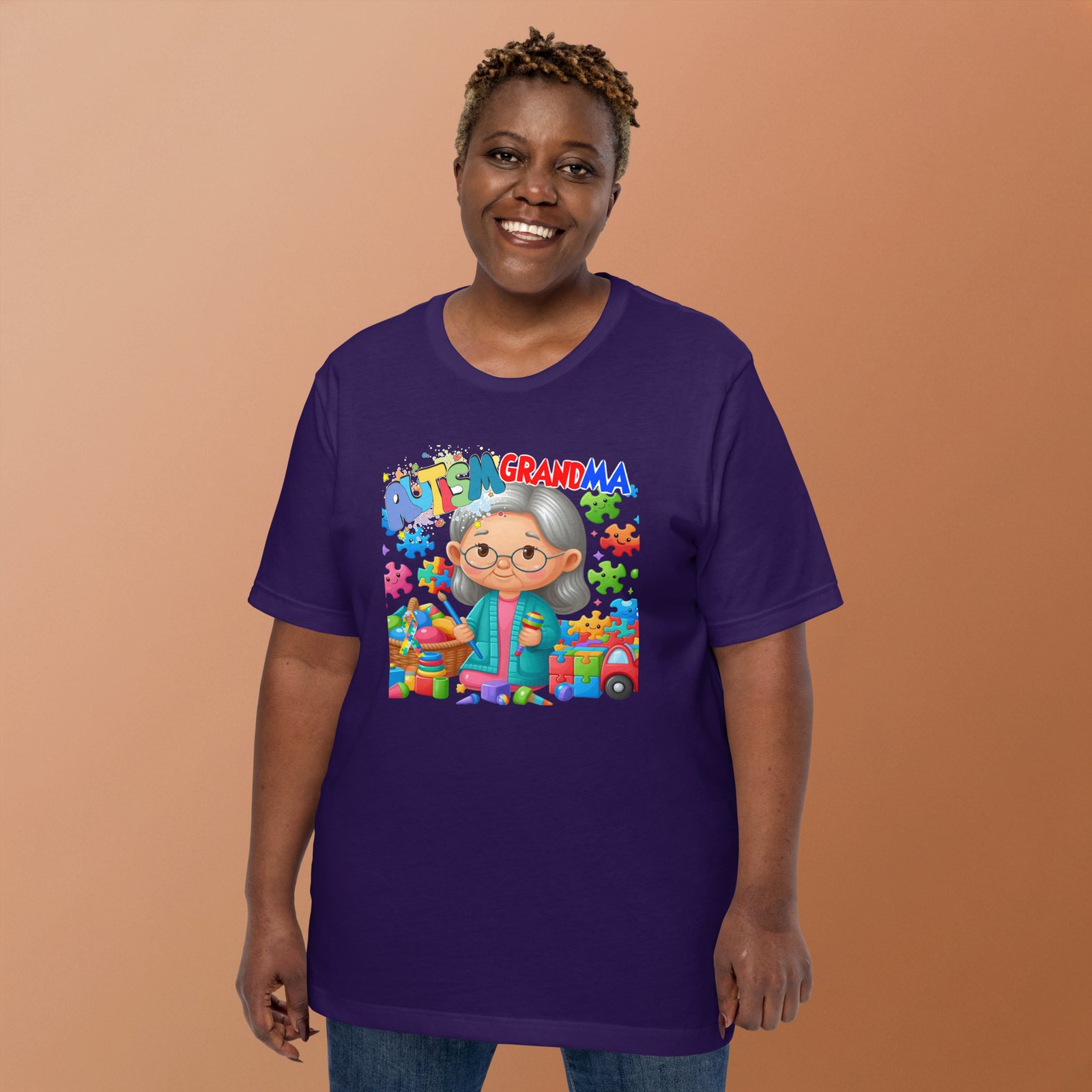 Autism Grandma T-Shirt - Image 6