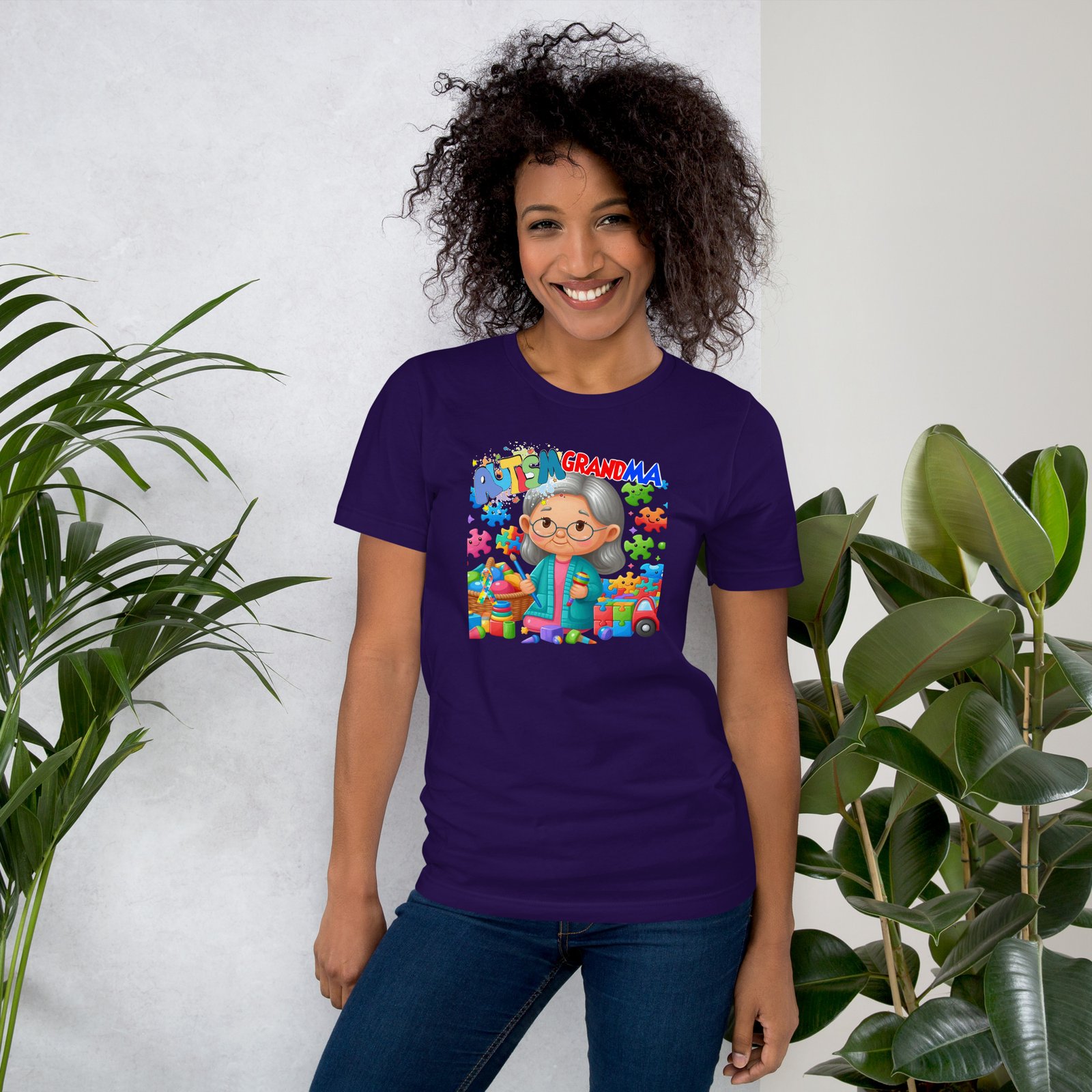 Autism Grandma T-Shirt - Image 8