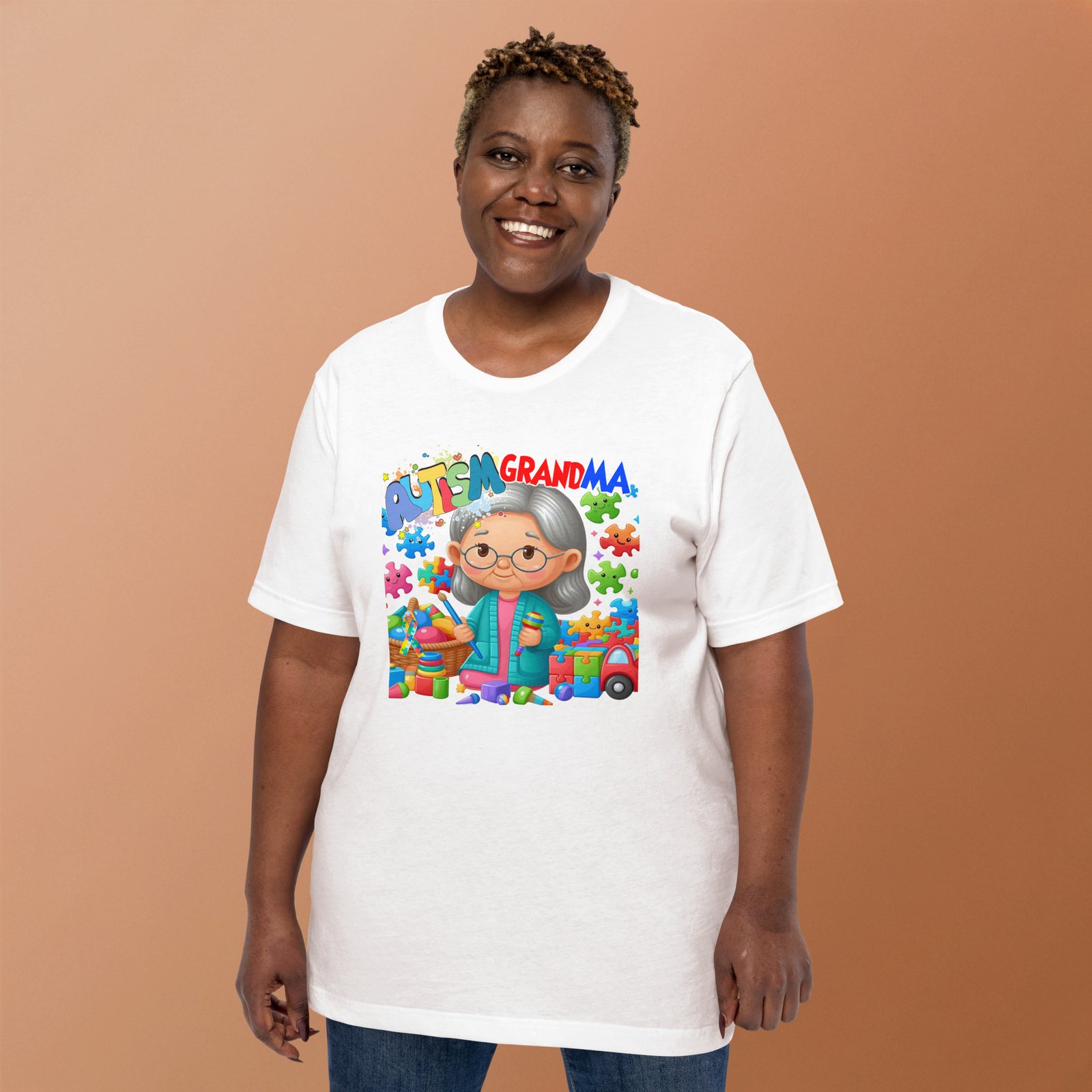 Autism Grandma T-Shirt - Image 4