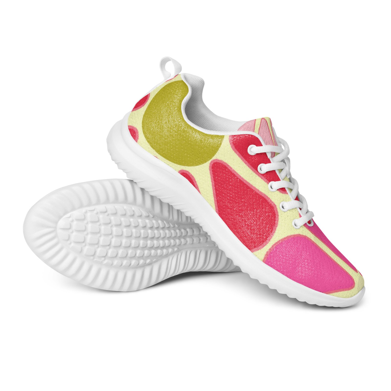 Retro Flower Power Women’s Athletic Shoes - Image 7
