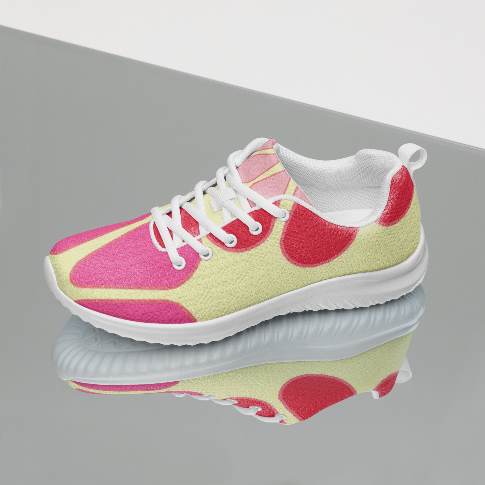 Retro Flower Power Women’s Athletic Shoes - Image 5