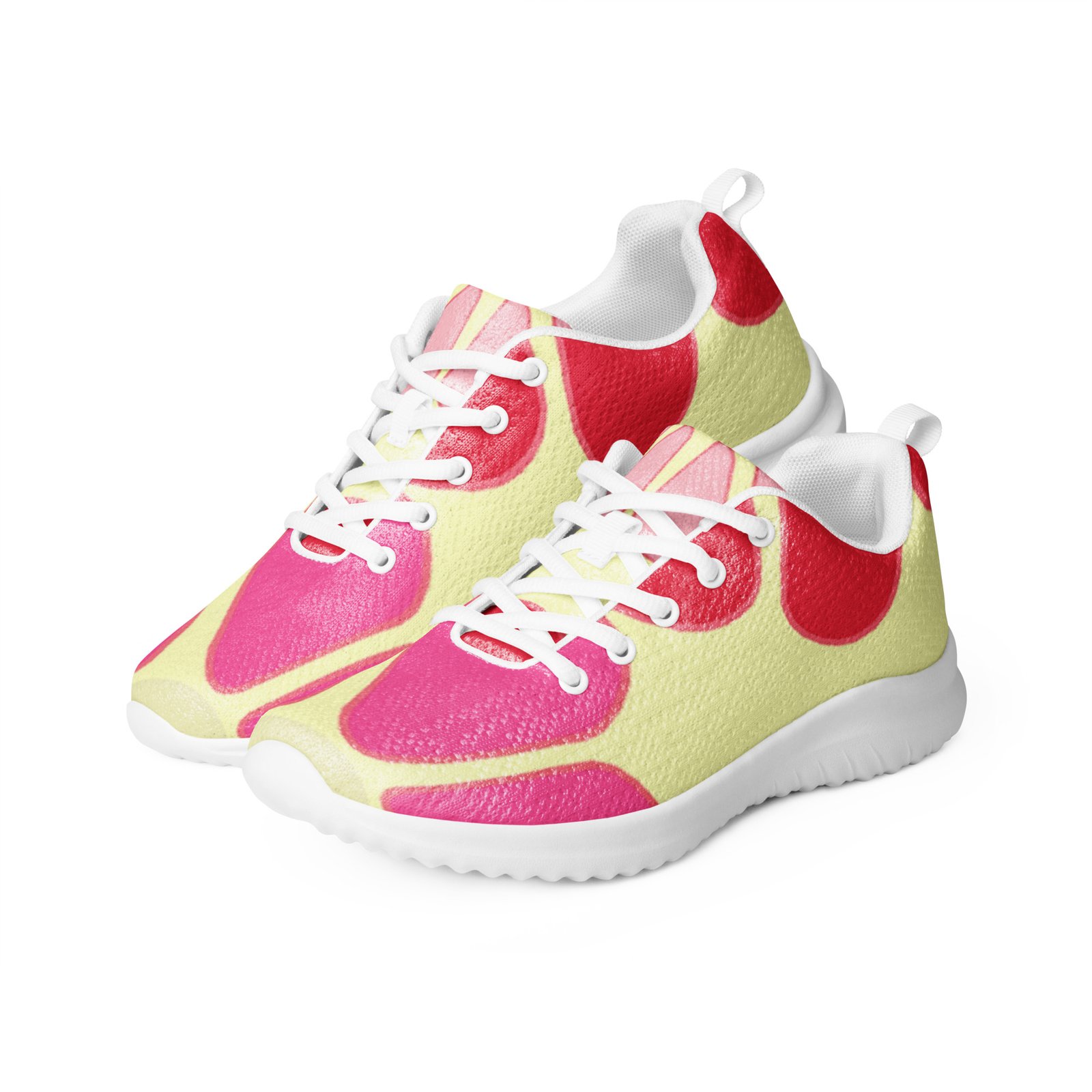 Retro Flower Power Women’s Athletic Shoes - Image 6