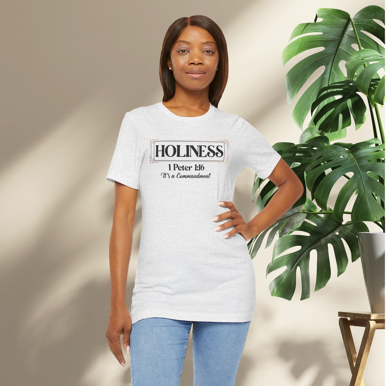 Holiness 1 Peter 1:16 - It's a Commandment Unisex T-Shirt - Image 11