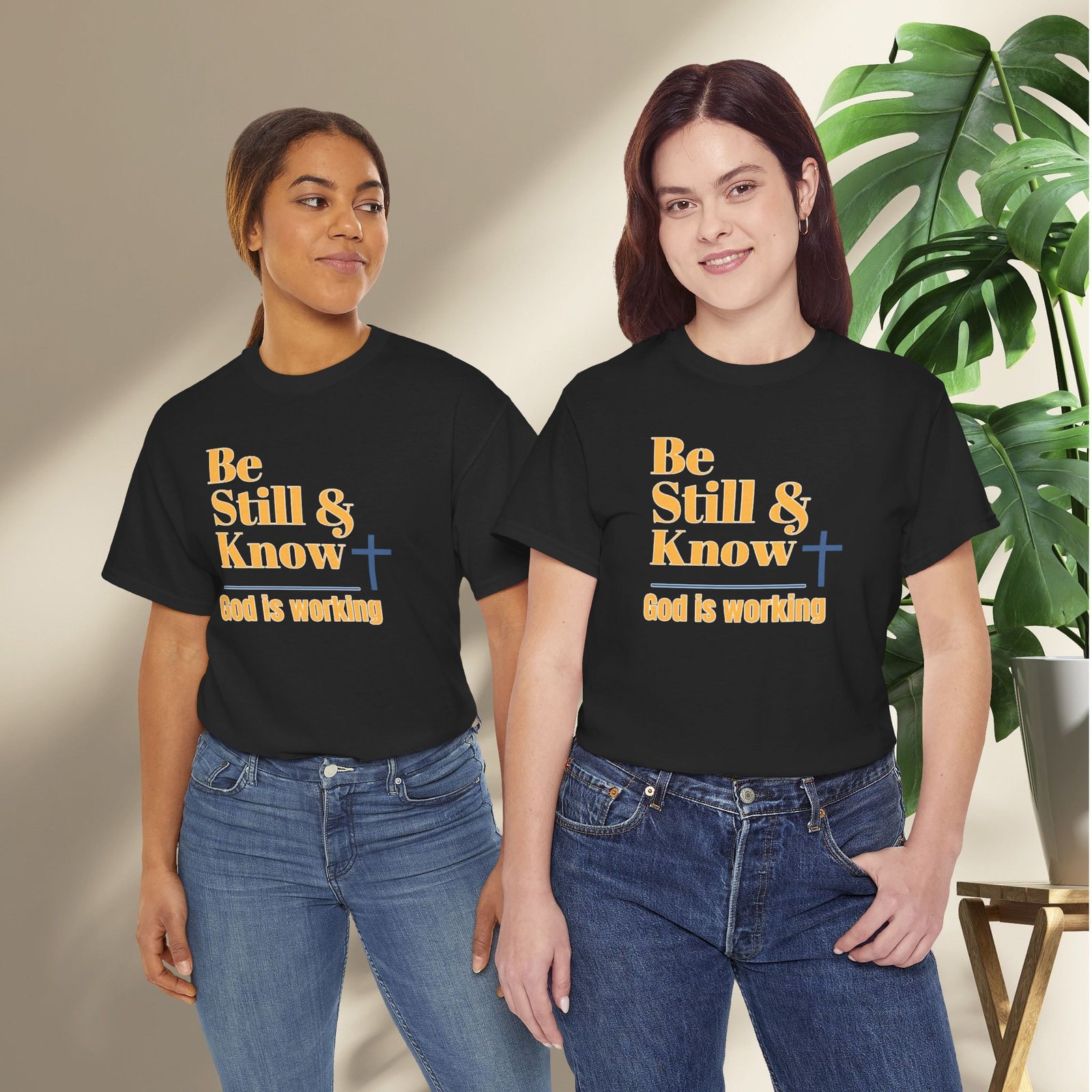 Be Still & Know God is Working Christian T-Shirt - Image 5