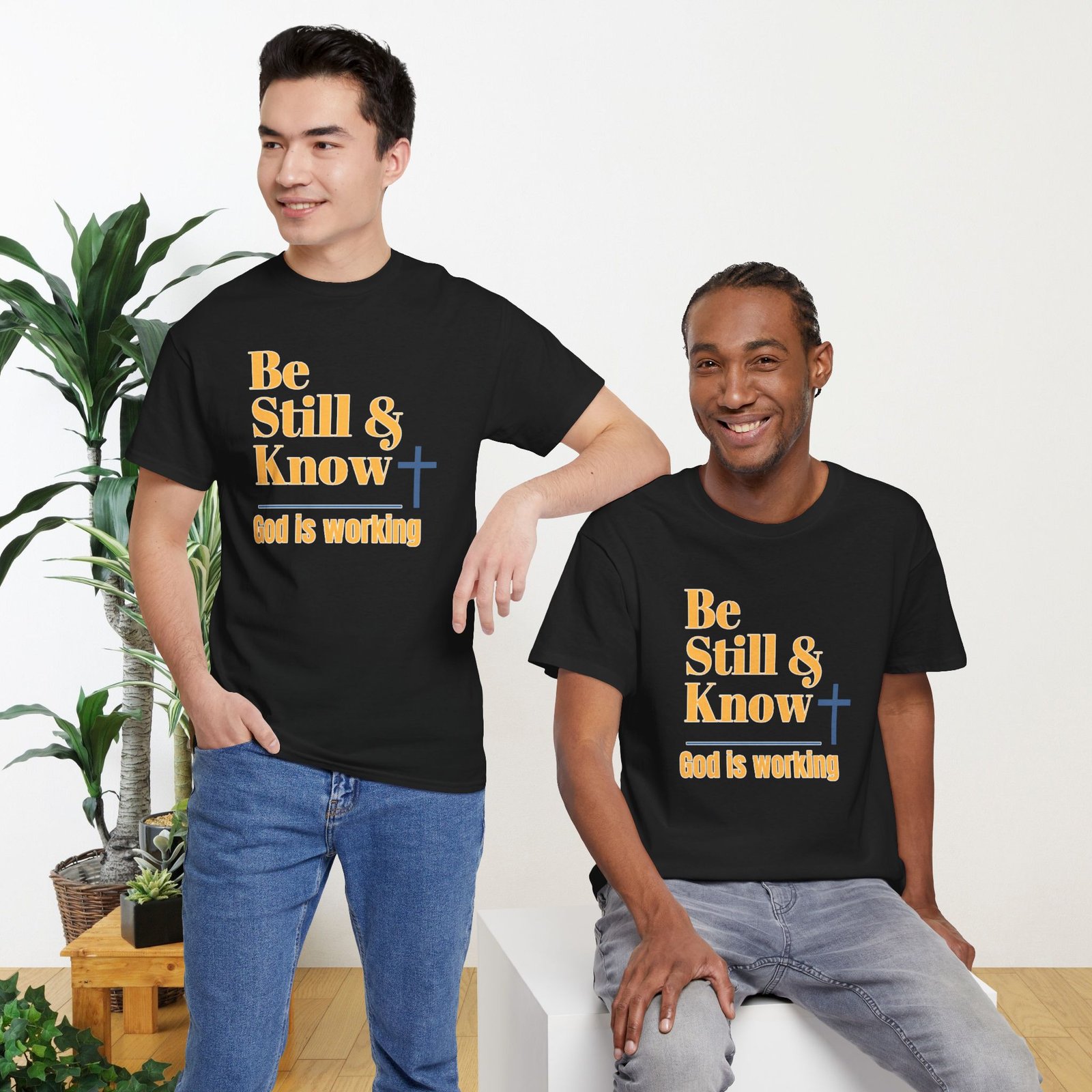 Be Still & Know God is Working Christian T-Shirt - Image 6
