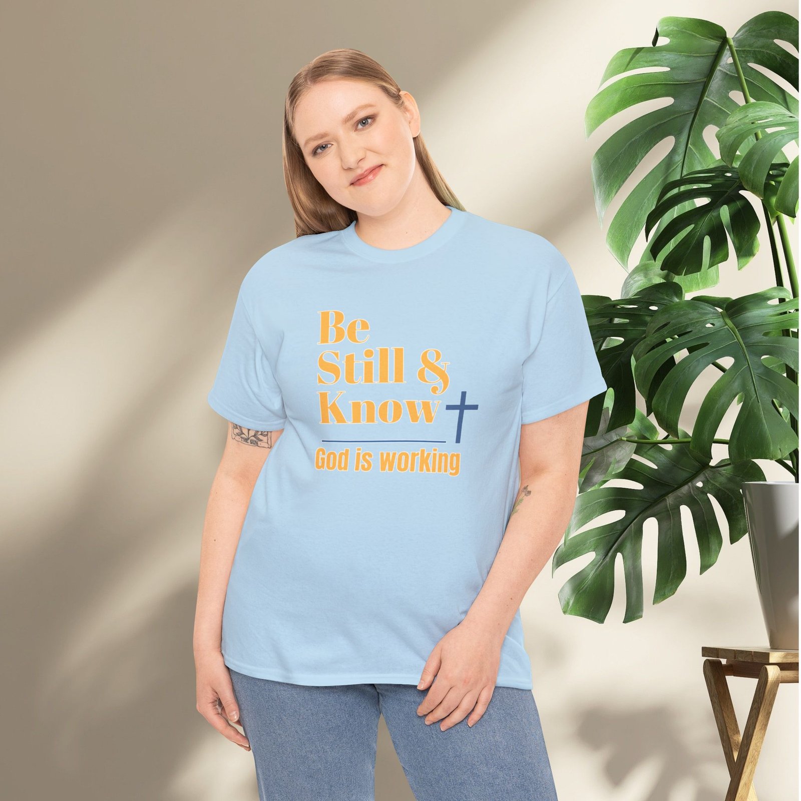 Be Still & Know God is Working Christian T-Shirt - Image 16