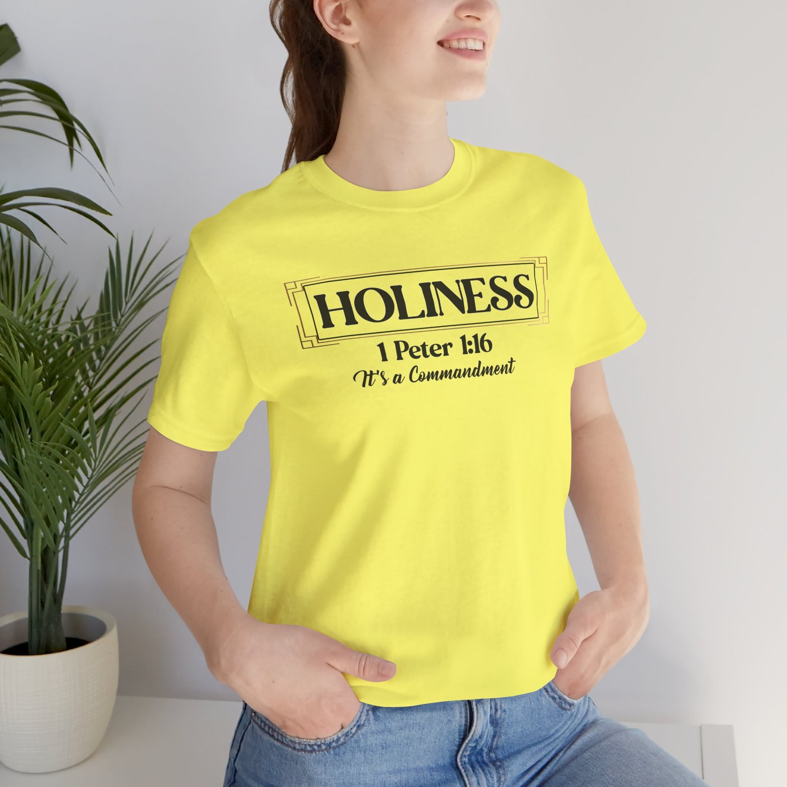 Holiness 1 Peter 1:16 - It's a Commandment Unisex T-Shirt - Image 20