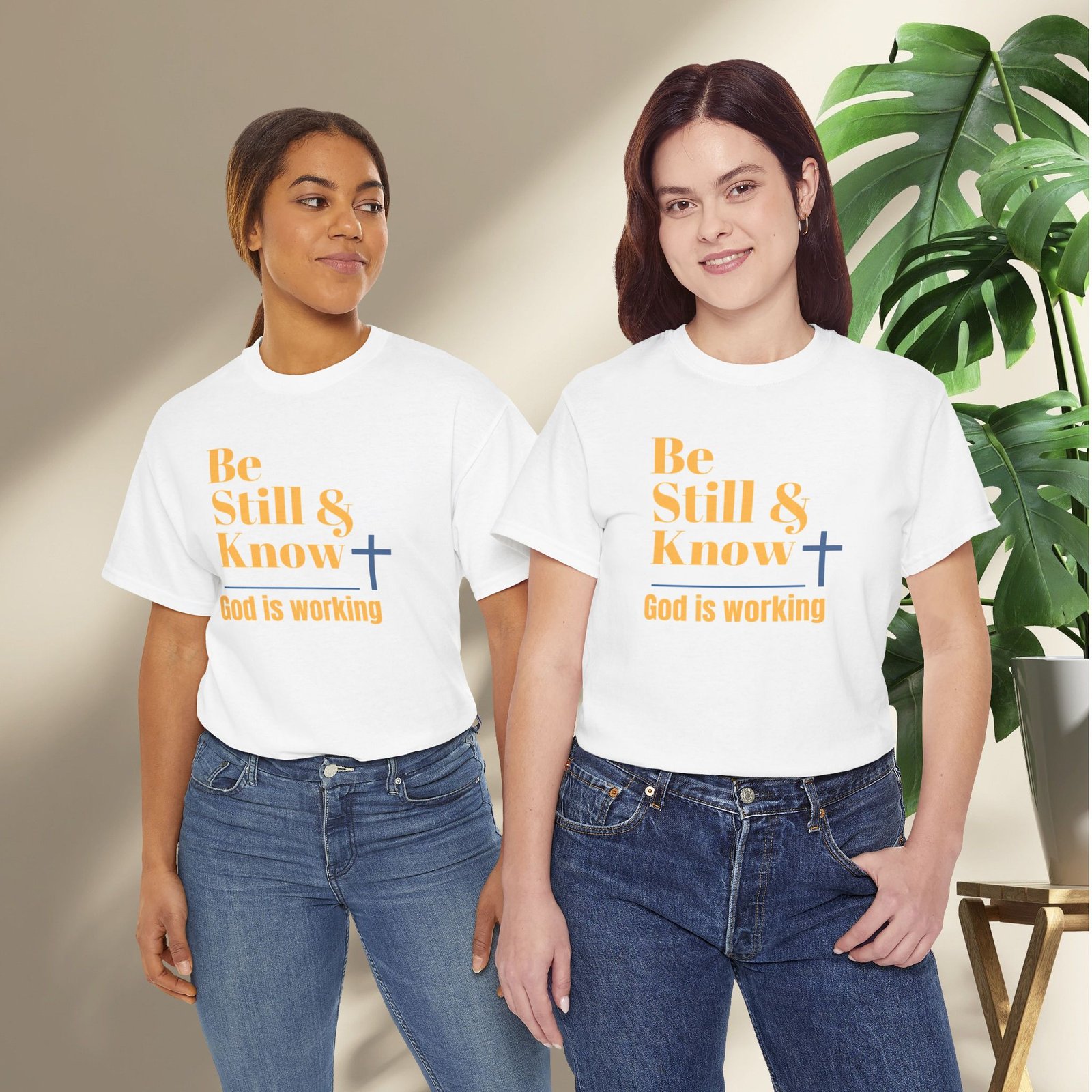 Be Still & Know God is Working Christian T-Shirt - Image 12