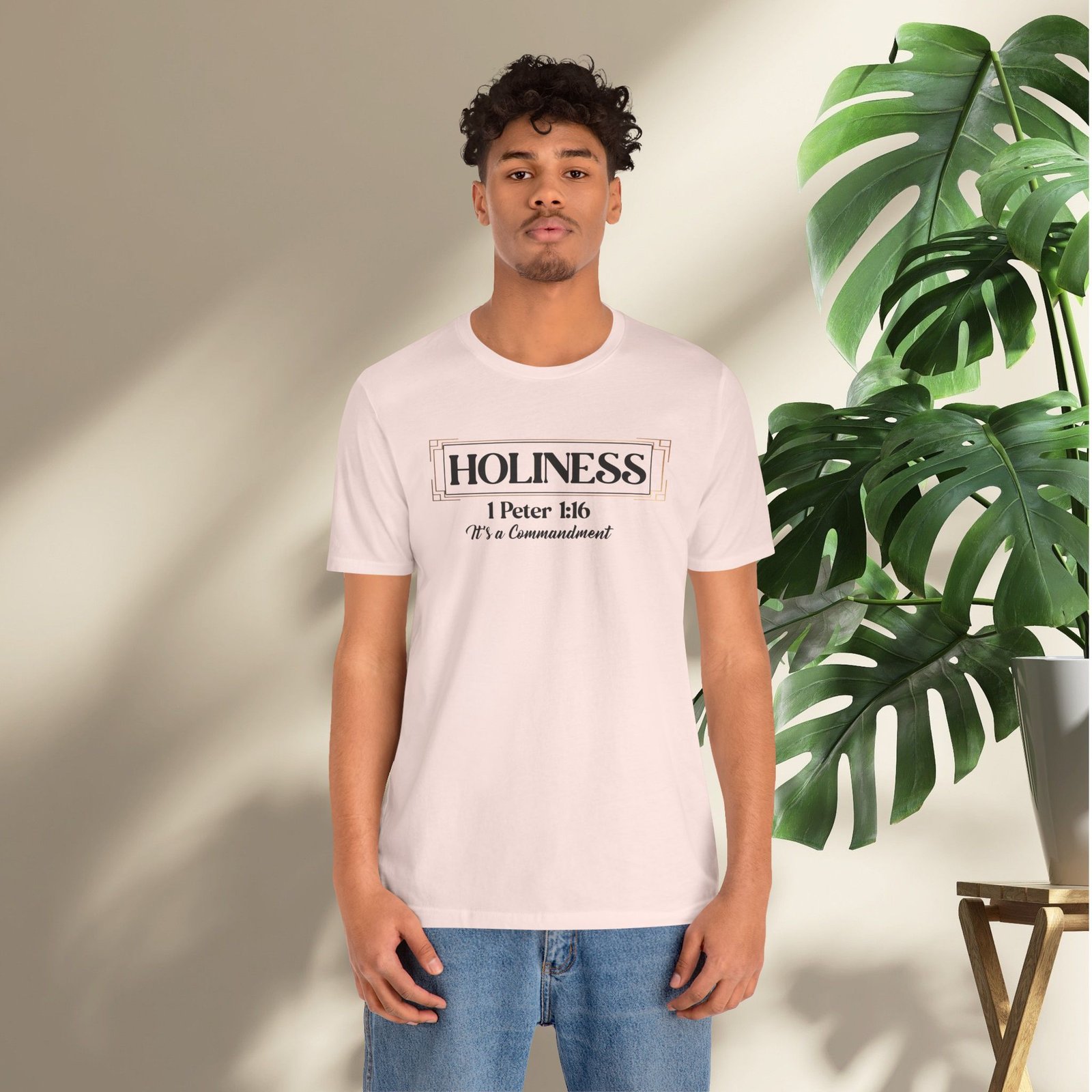 Holiness 1 Peter 1:16 - It's a Commandment Unisex T-Shirt - Image 6