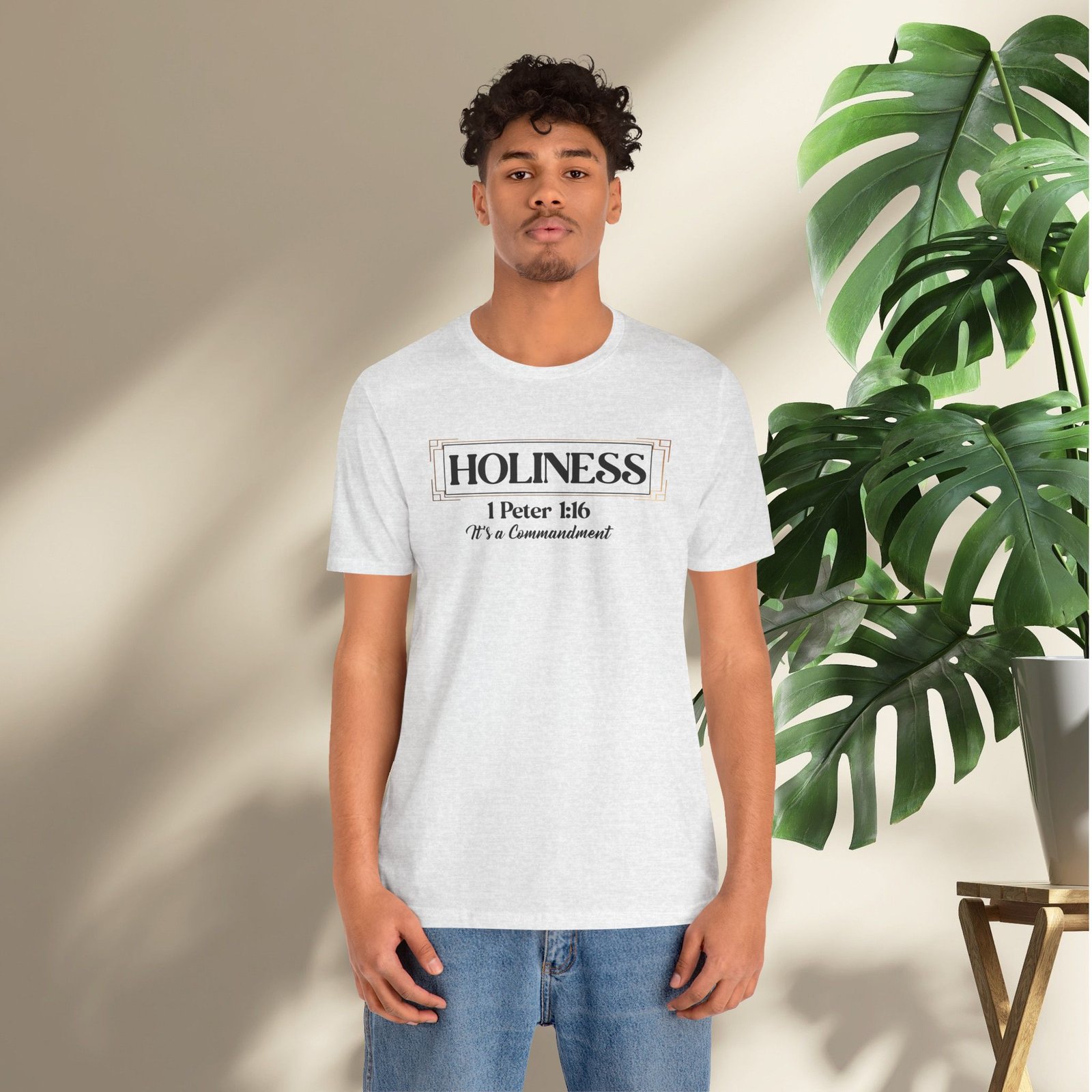 Holiness 1 Peter 1:16 - It's a Commandment Unisex T-Shirt - Image 10