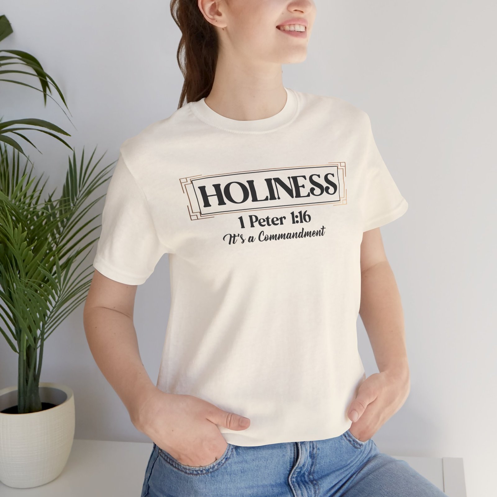 Holiness 1 Peter 1:16 - It's a Commandment Unisex T-Shirt - Image 16