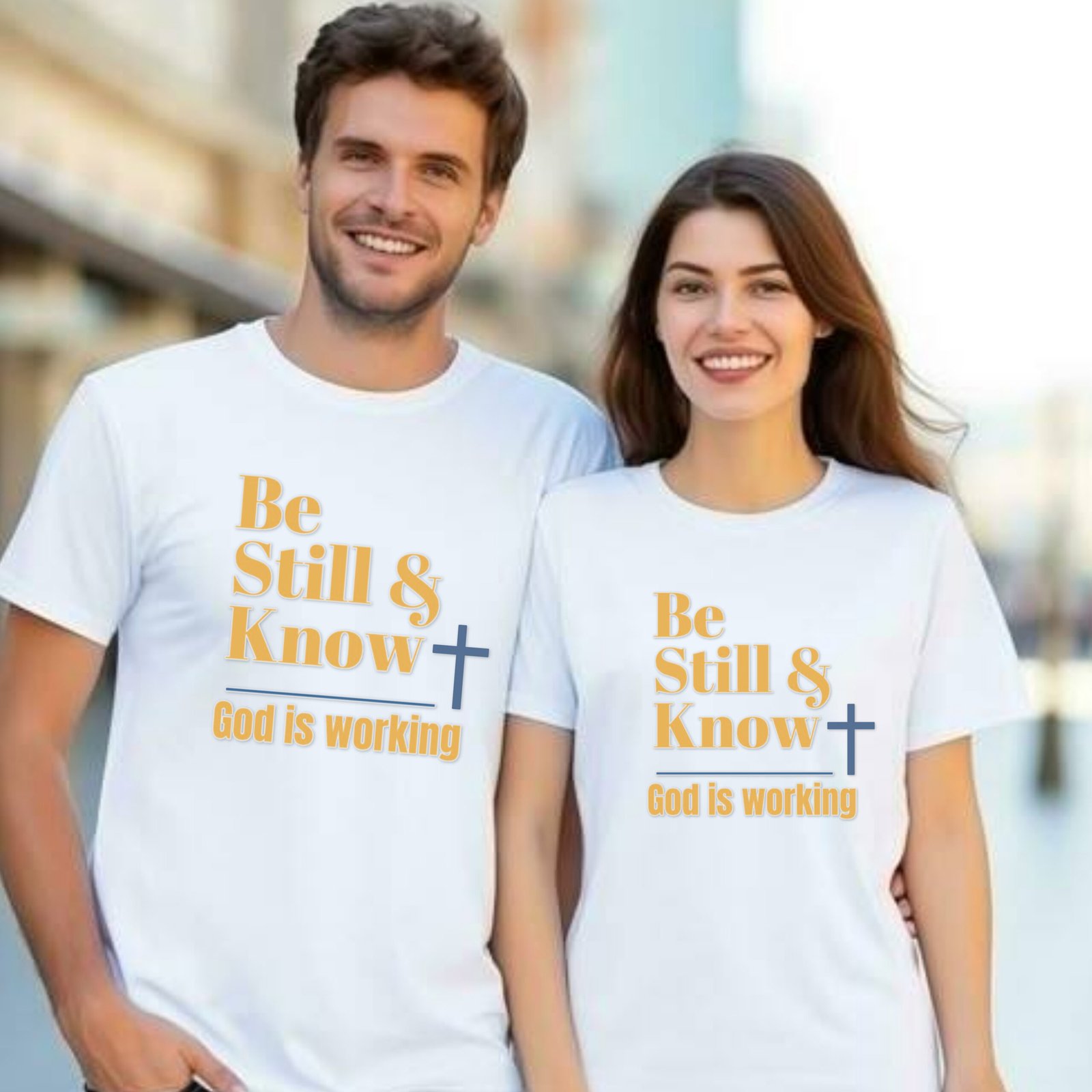 Be Still & Know God is Working Christian T-Shirt