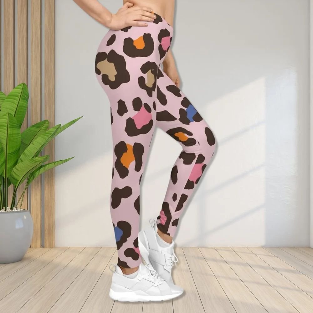 Pink Leopard Print Activewear Premium Ultra Leggings