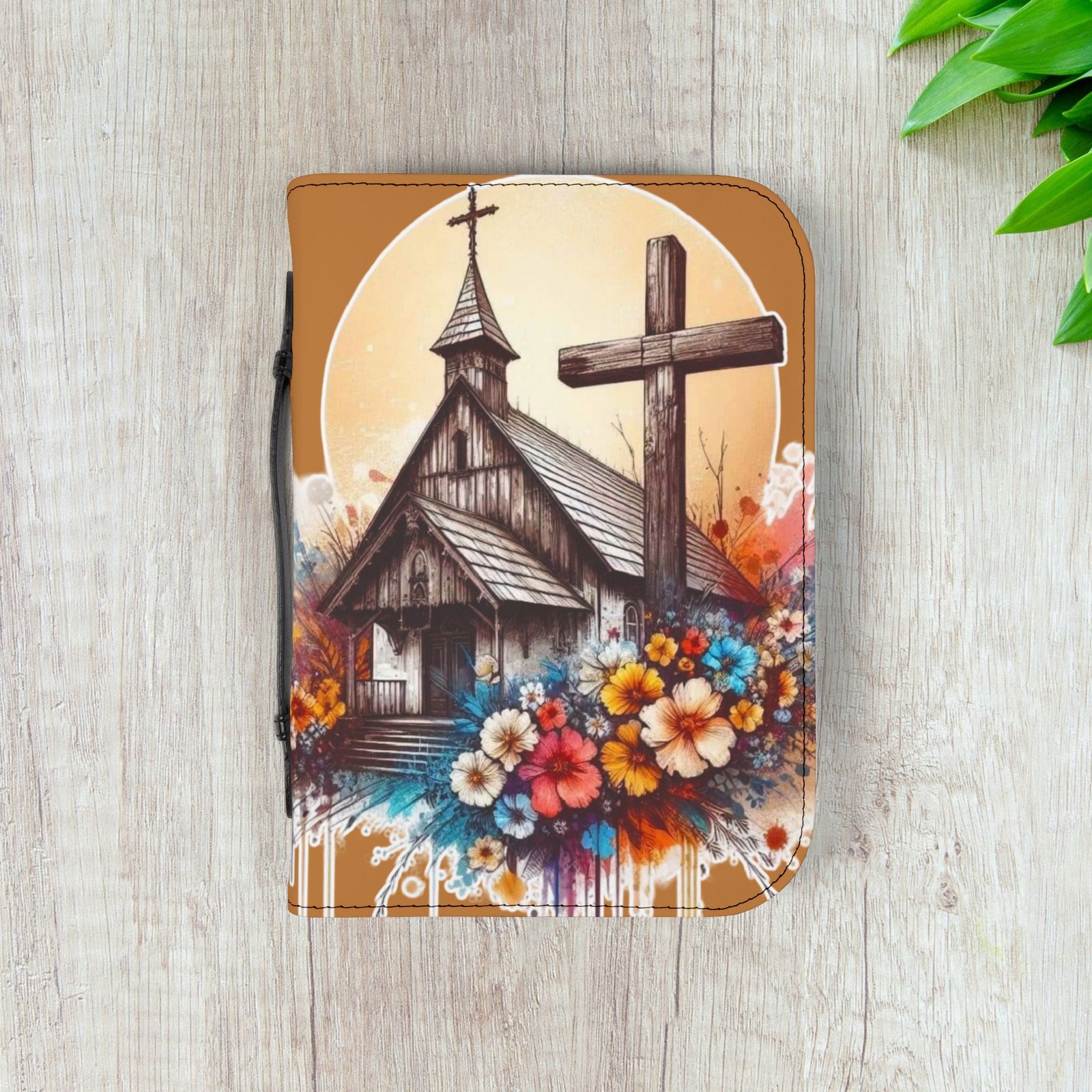 Country Church Floral Bible Cover - Image 11