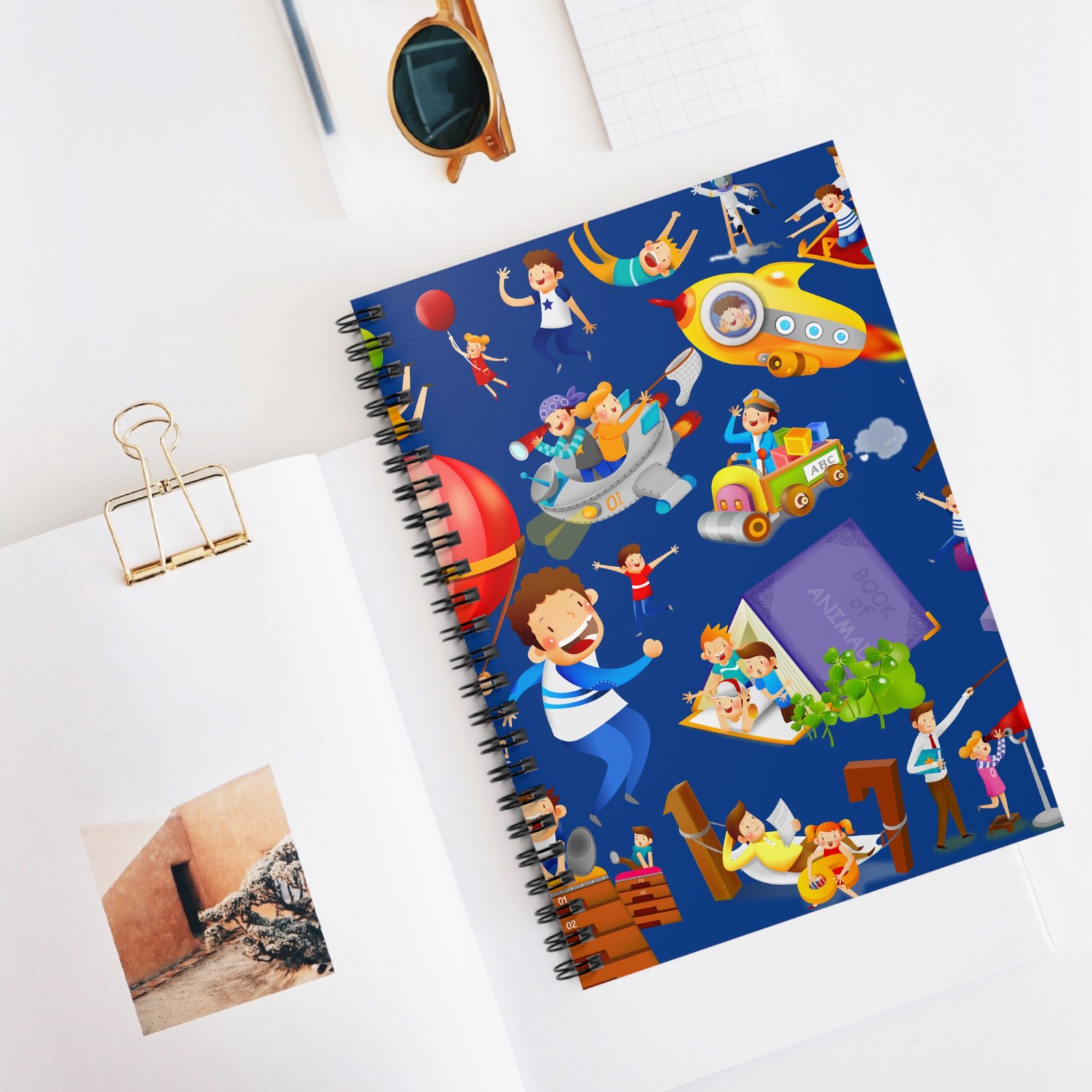 Adventure Kids Spiral Custom Notebook