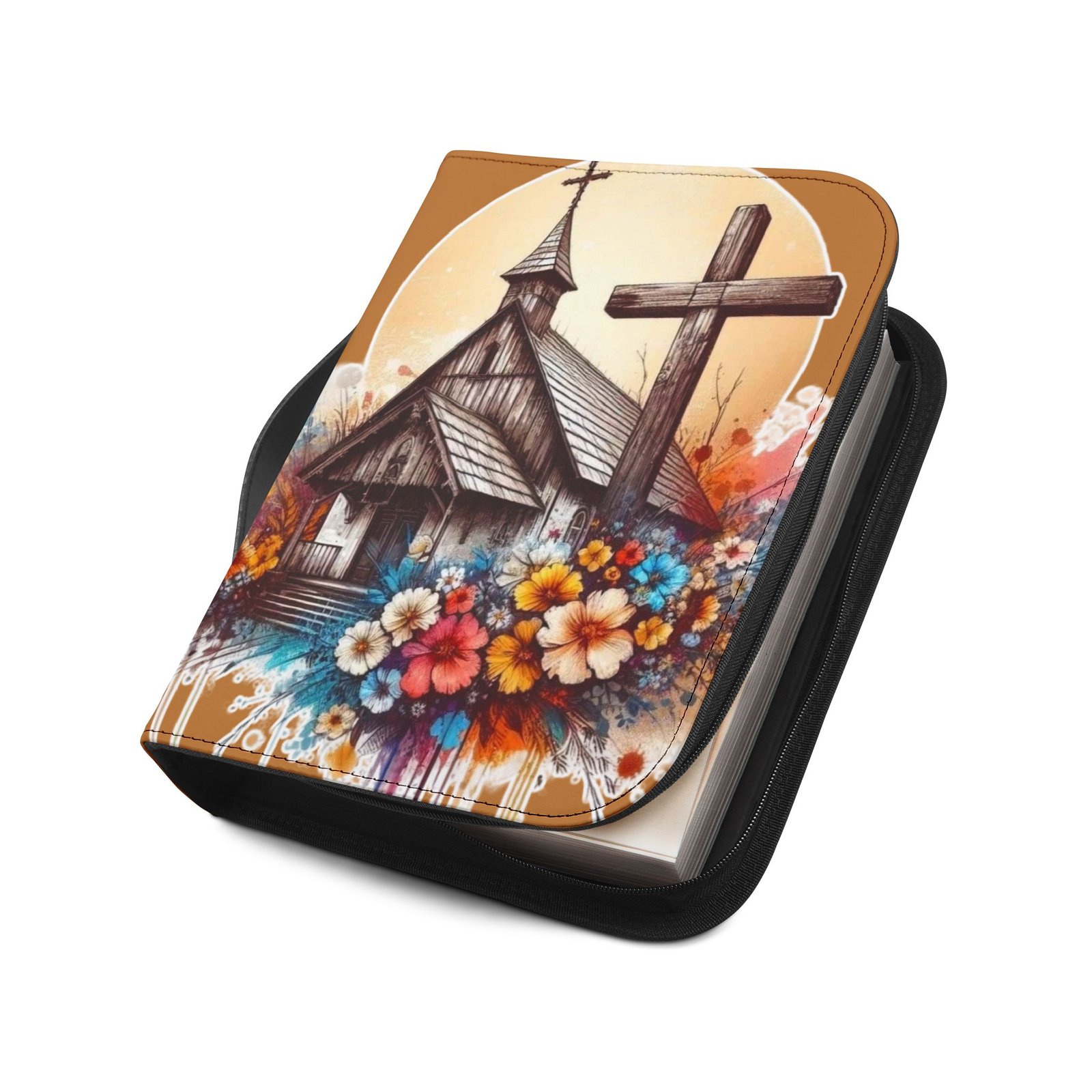 Country Church Floral Bible Cover - Image 20