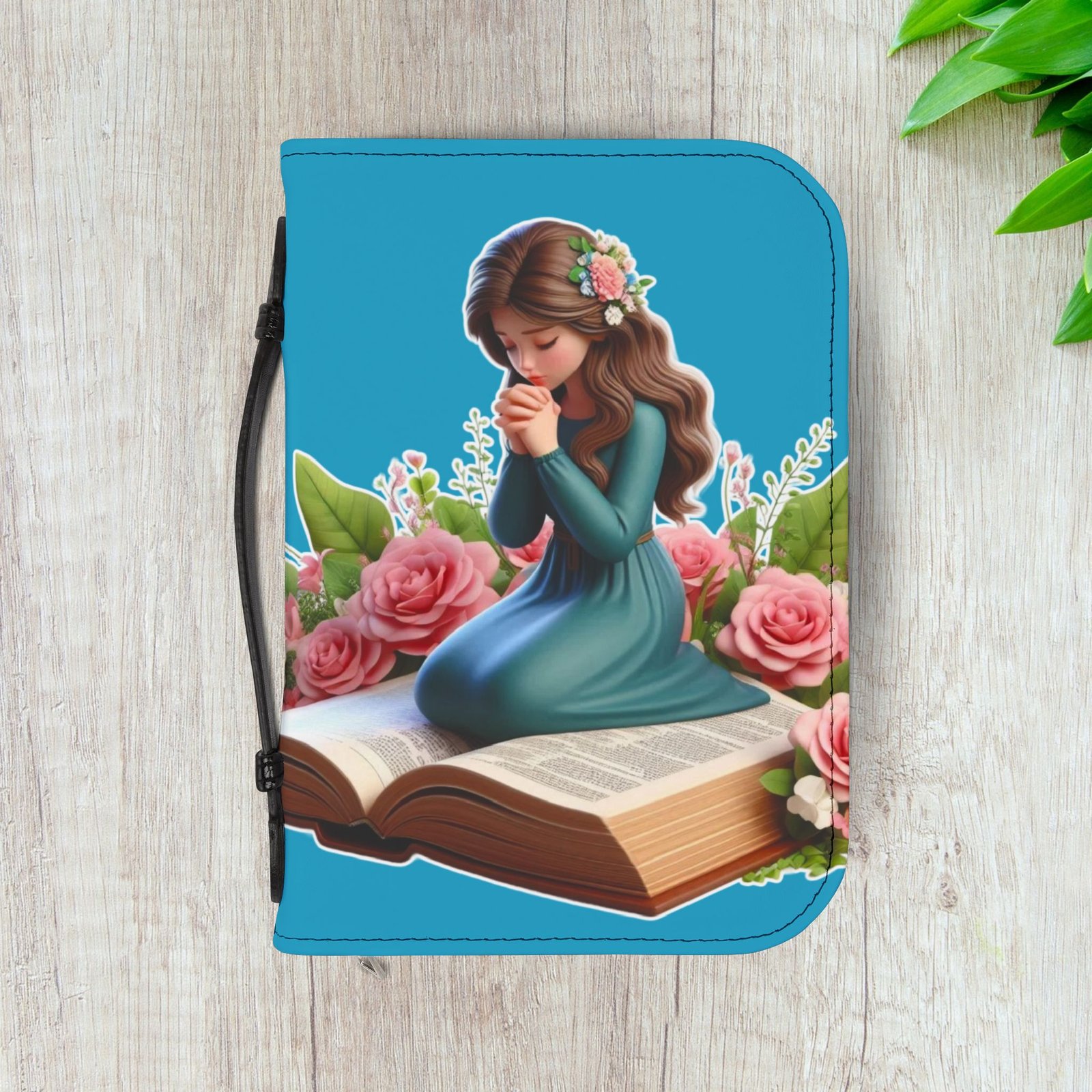 Time with the Father Praying Girl Bible Cover