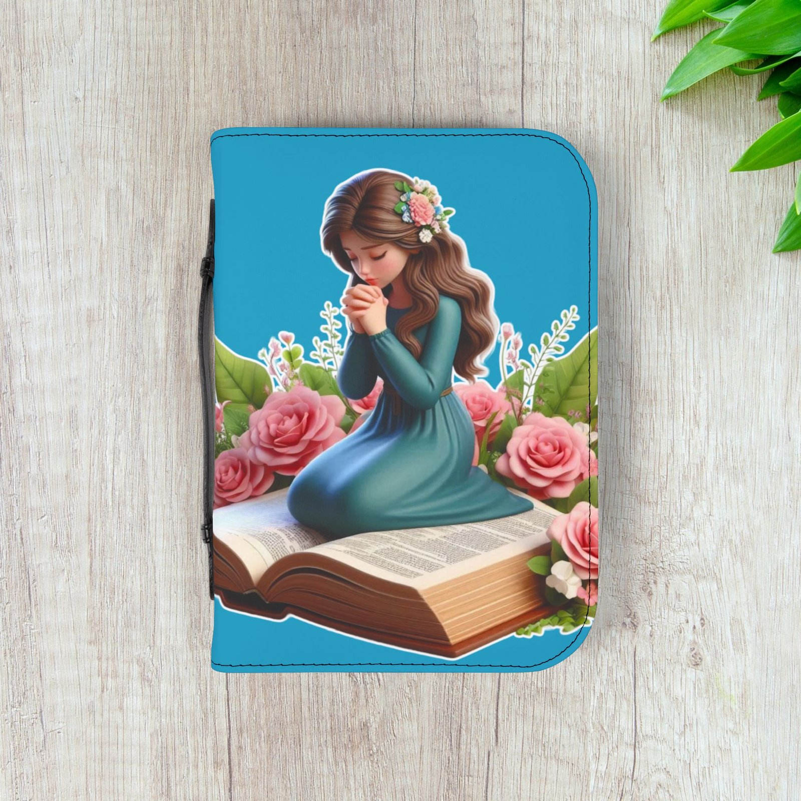 Time with the Father Praying Girl Bible Cover - Image 9