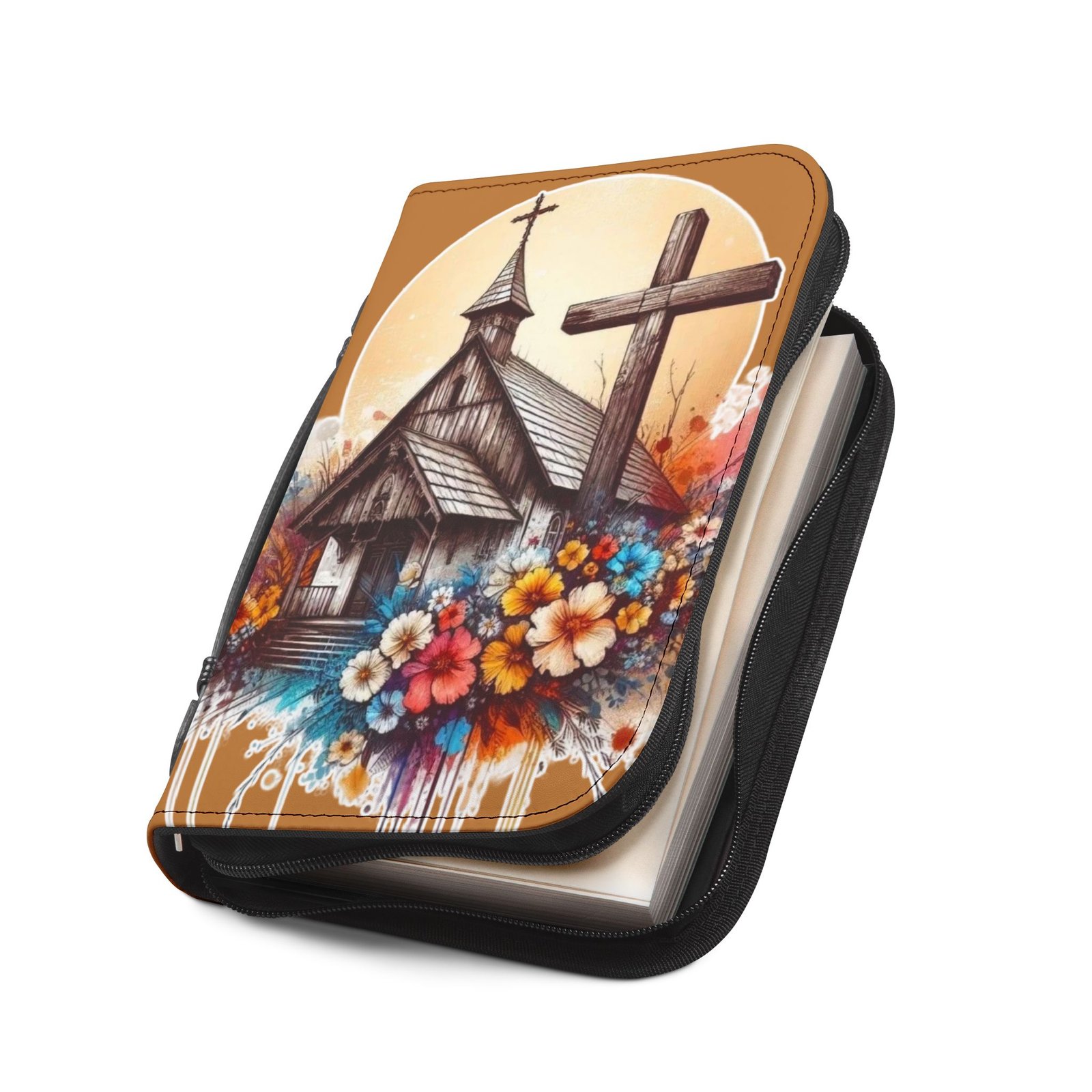 Country Church Floral Bible Cover - Image 10