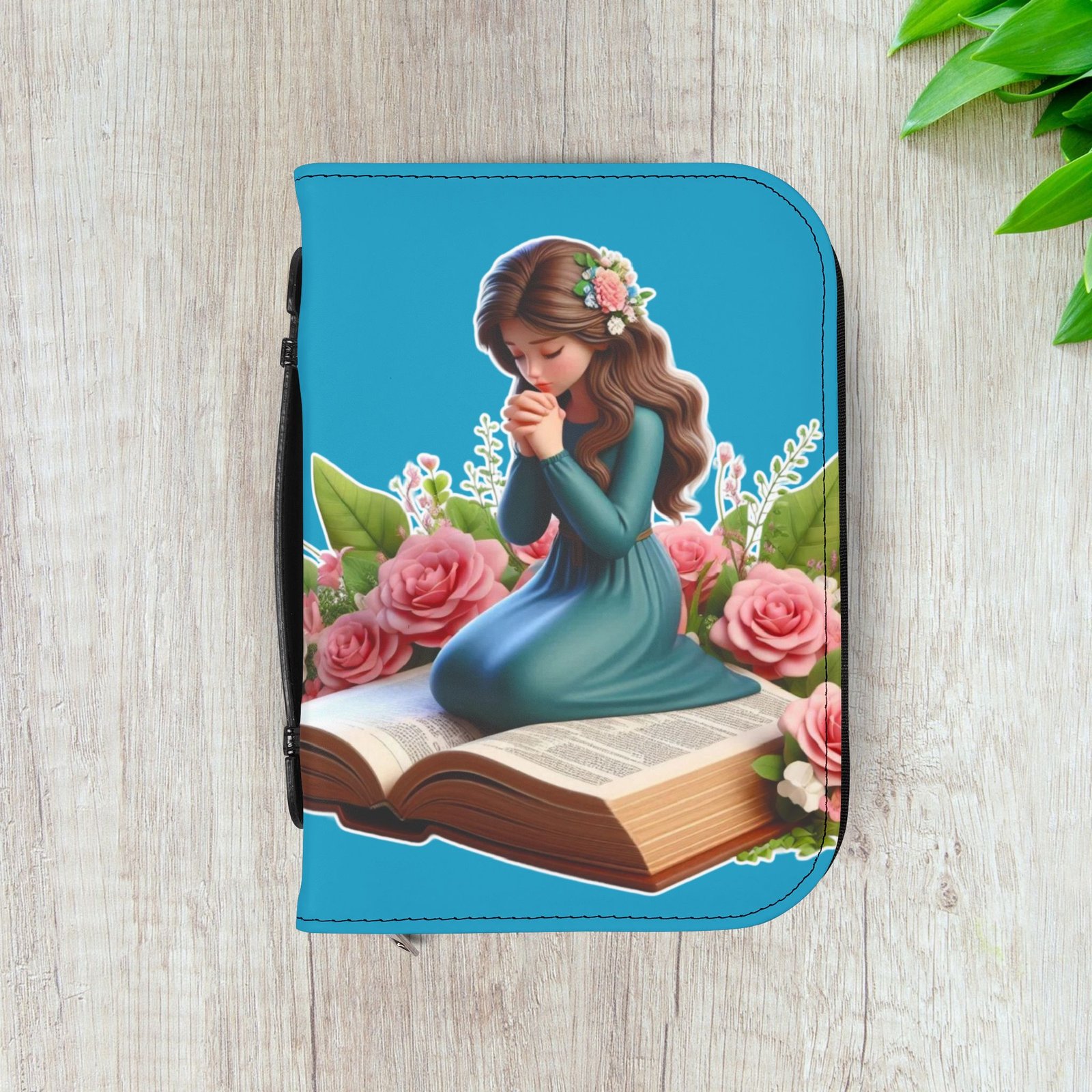 Time with the Father Praying Girl Bible Cover - Image 5