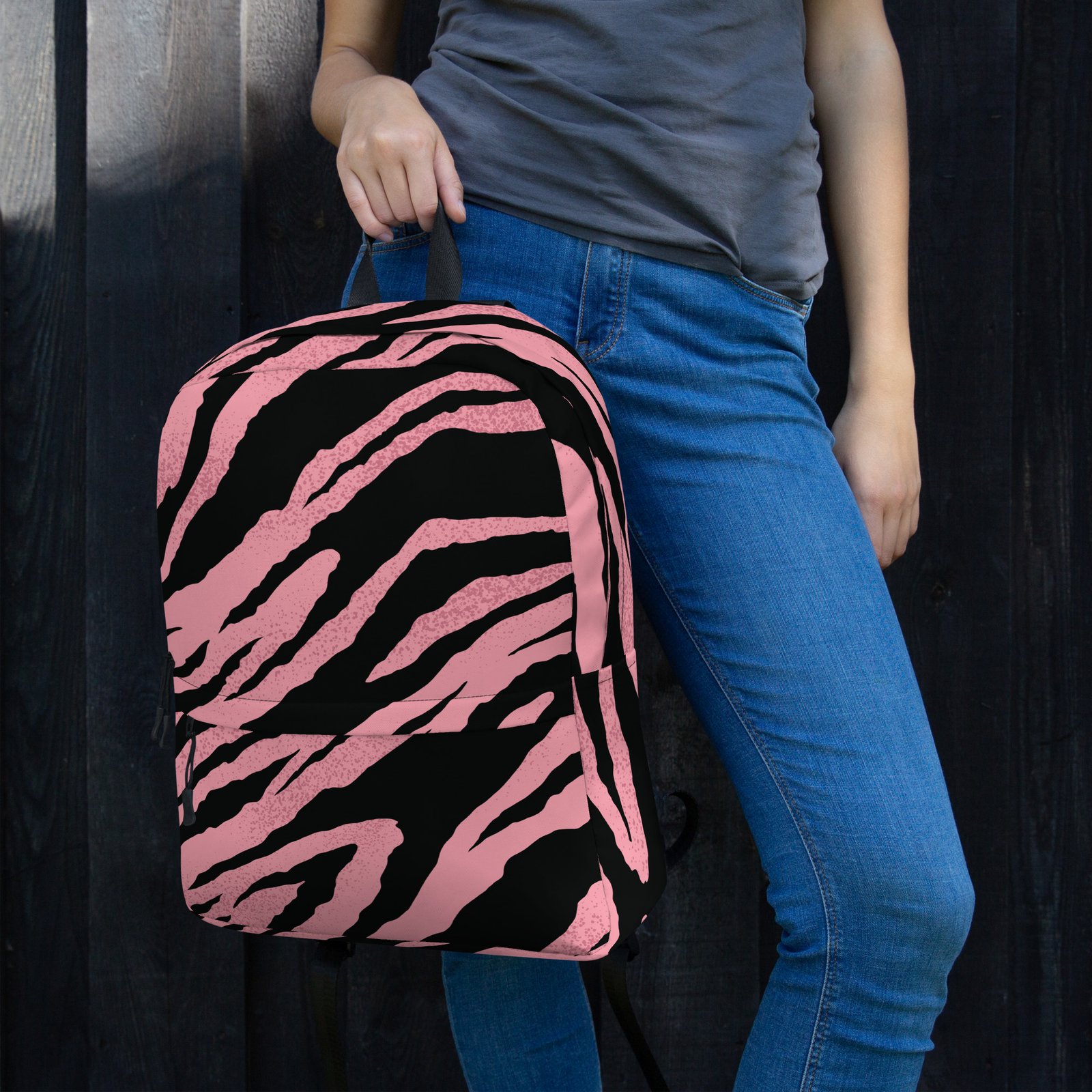 Pink Zebra Backpack