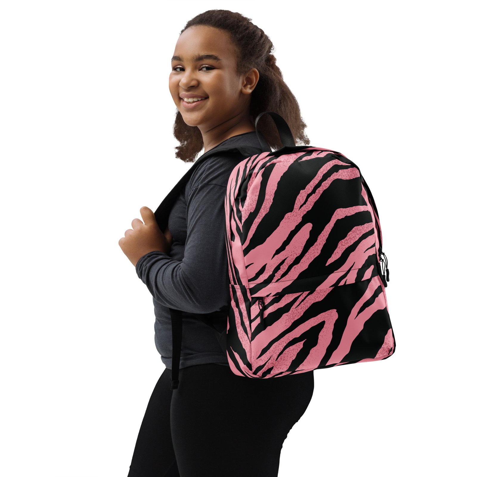 Pink Zebra Backpack - Image 4