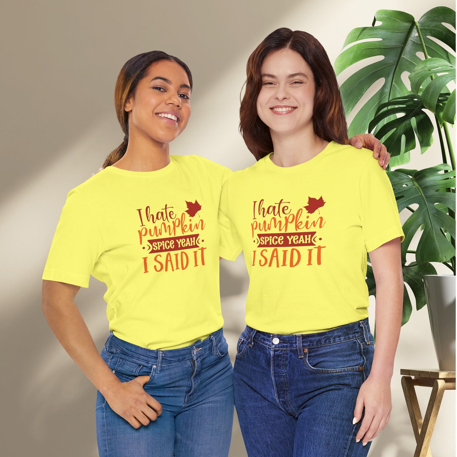 I Hate Pumpkin Spice, Yeah I Said It Unisex T-Shirt - Image 25