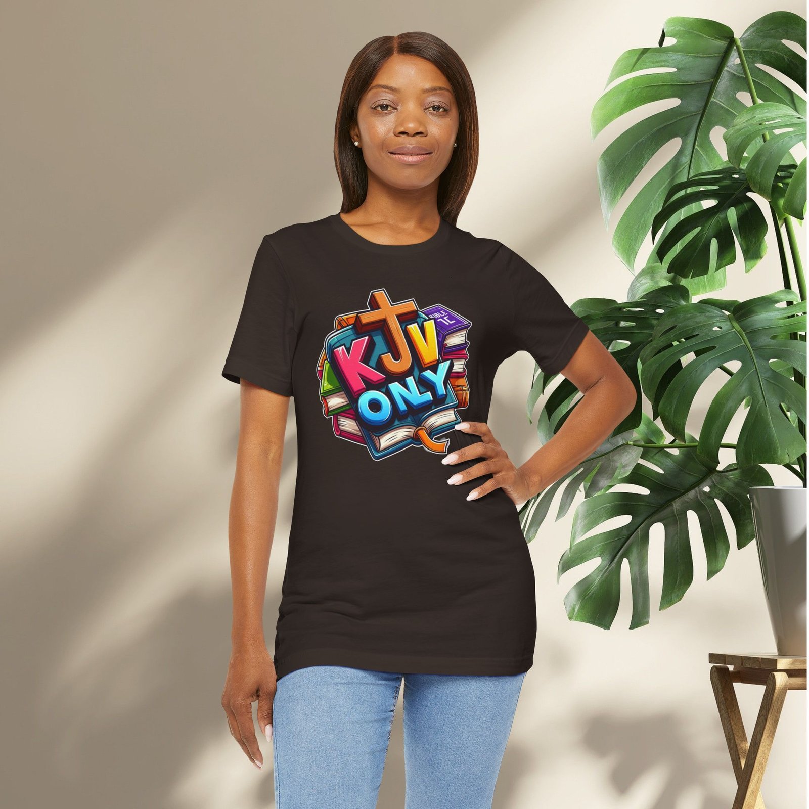 KJV Only - Cross - Bible Unisex T-Shirt - Image 17