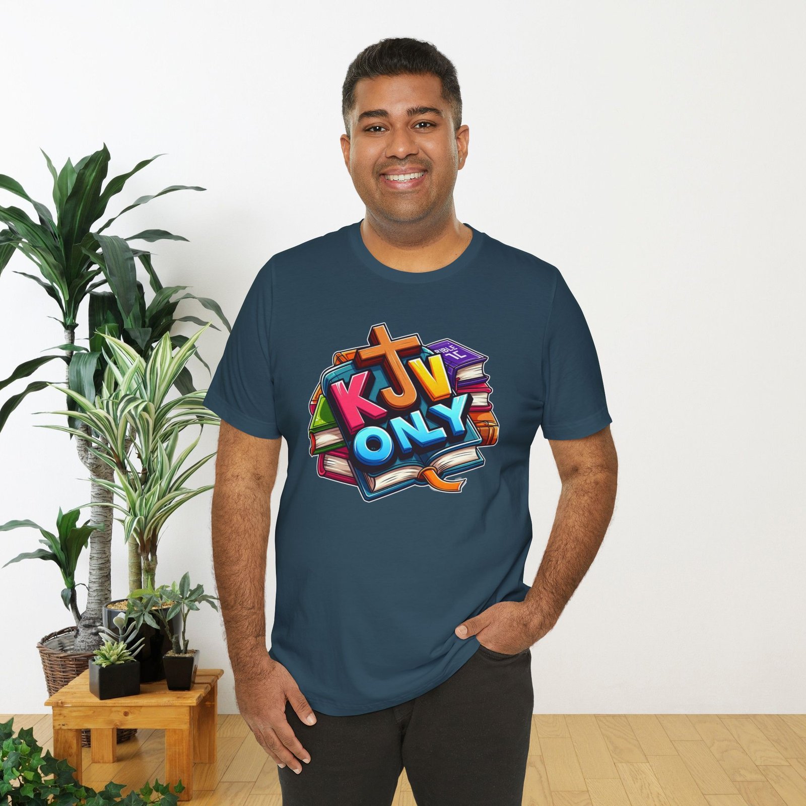 KJV Only - Cross - Bible Unisex T-Shirt - Image 40