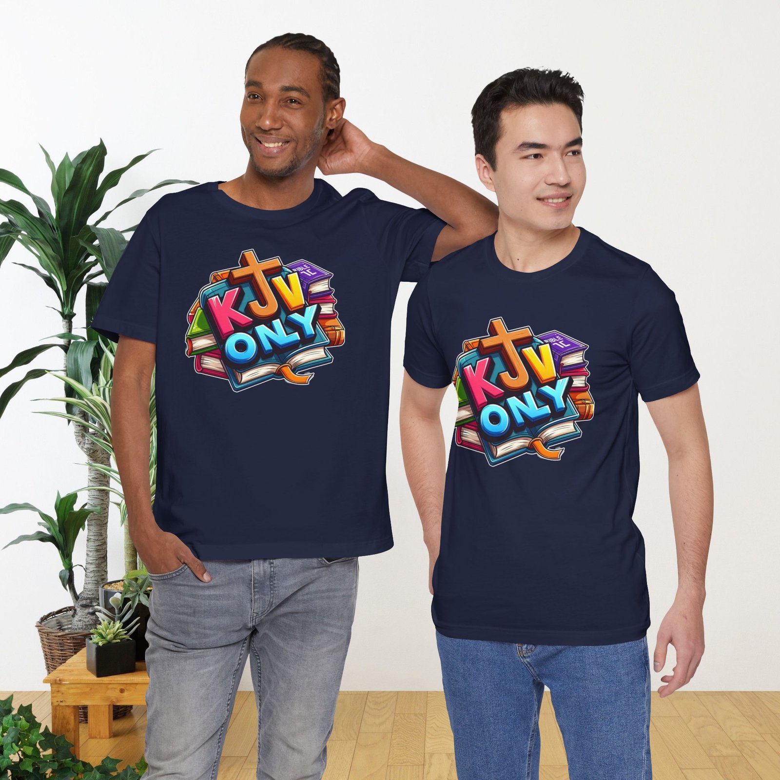 KJV Only - Cross - Bible Unisex T-Shirt - Image 49