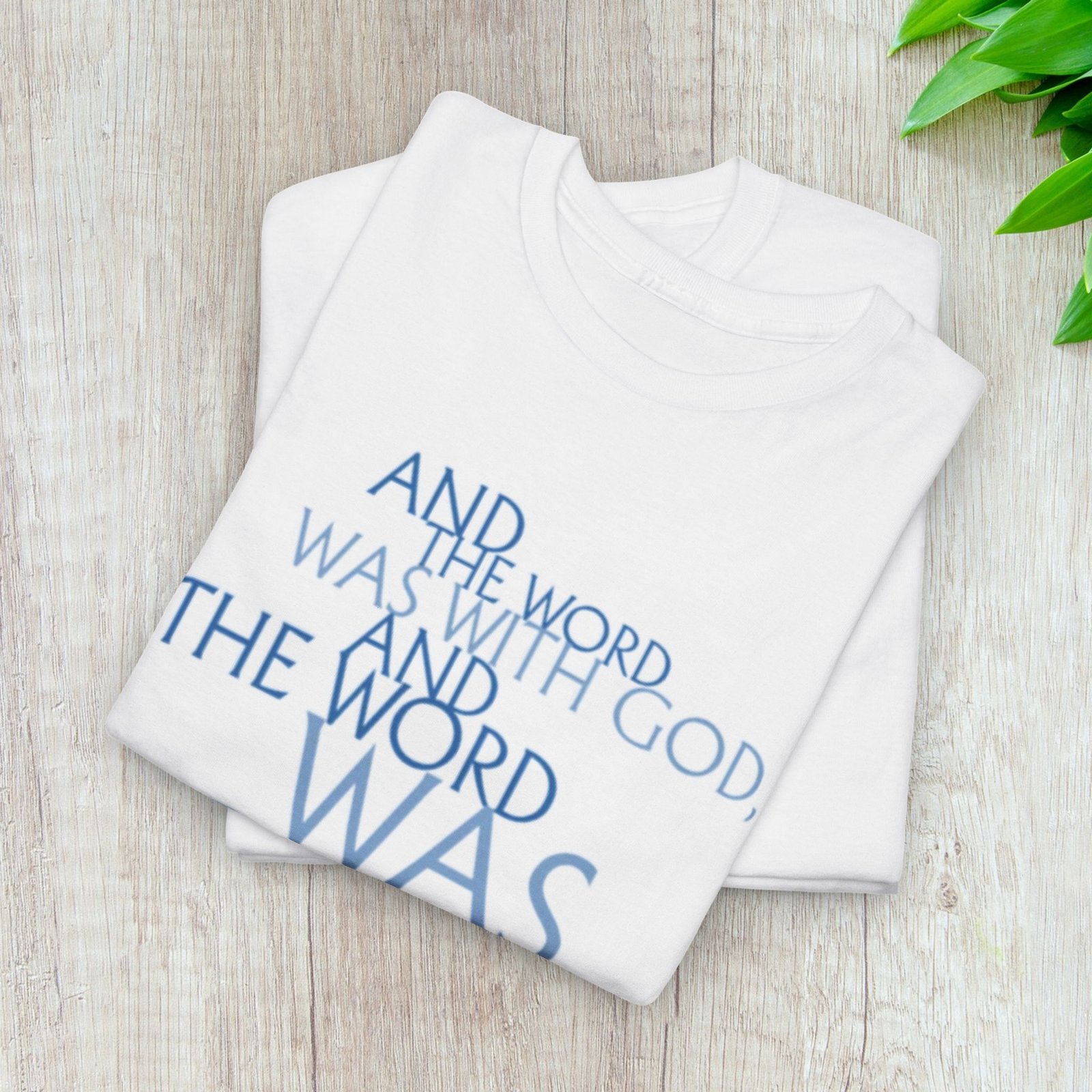 "The Word Was God" John 1:1 Unisex Scripture T-Shirt - Image 10