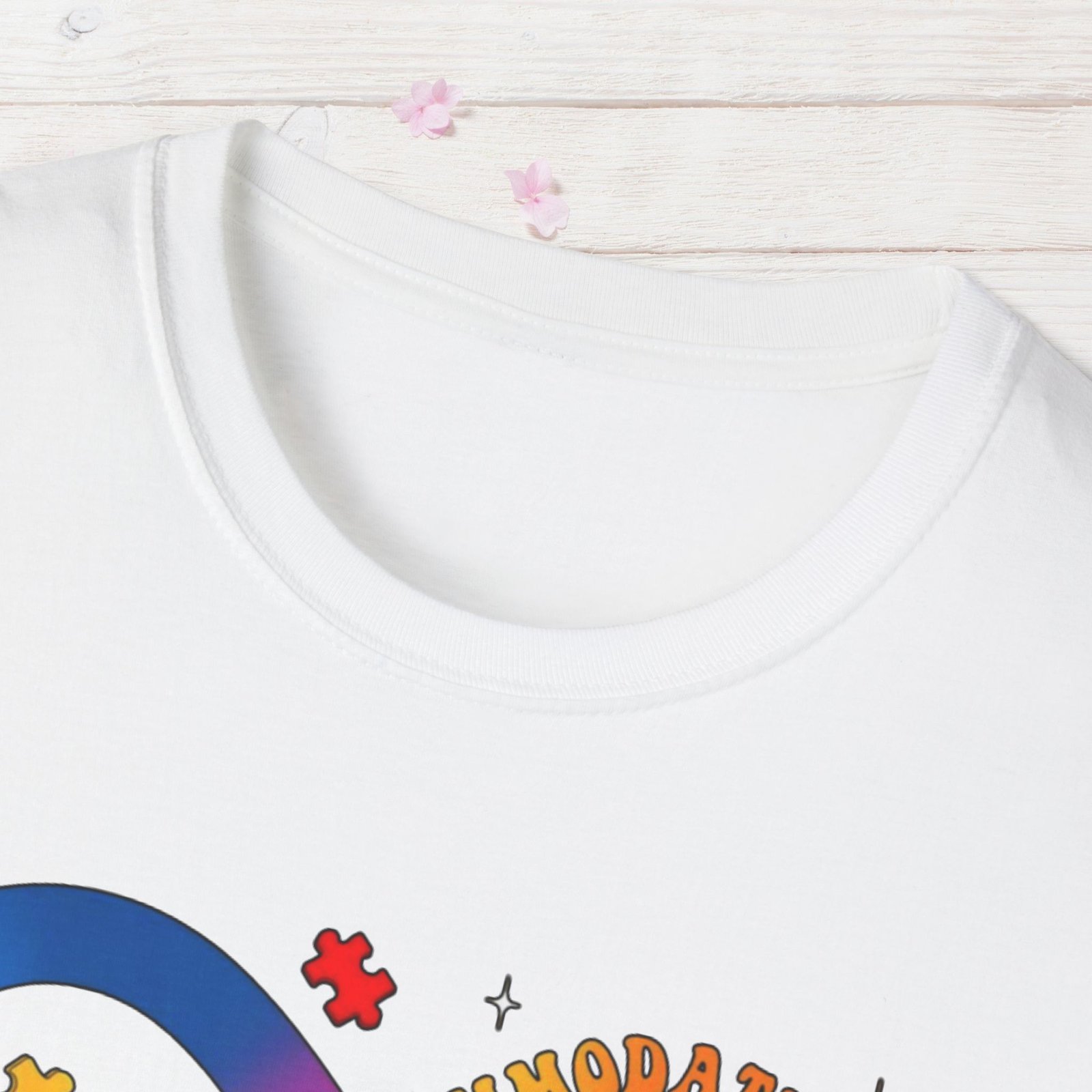 Autism Awareness Empower Ability Puzzle — Acceptance, Educate, Support T-Shirt - Image 3
