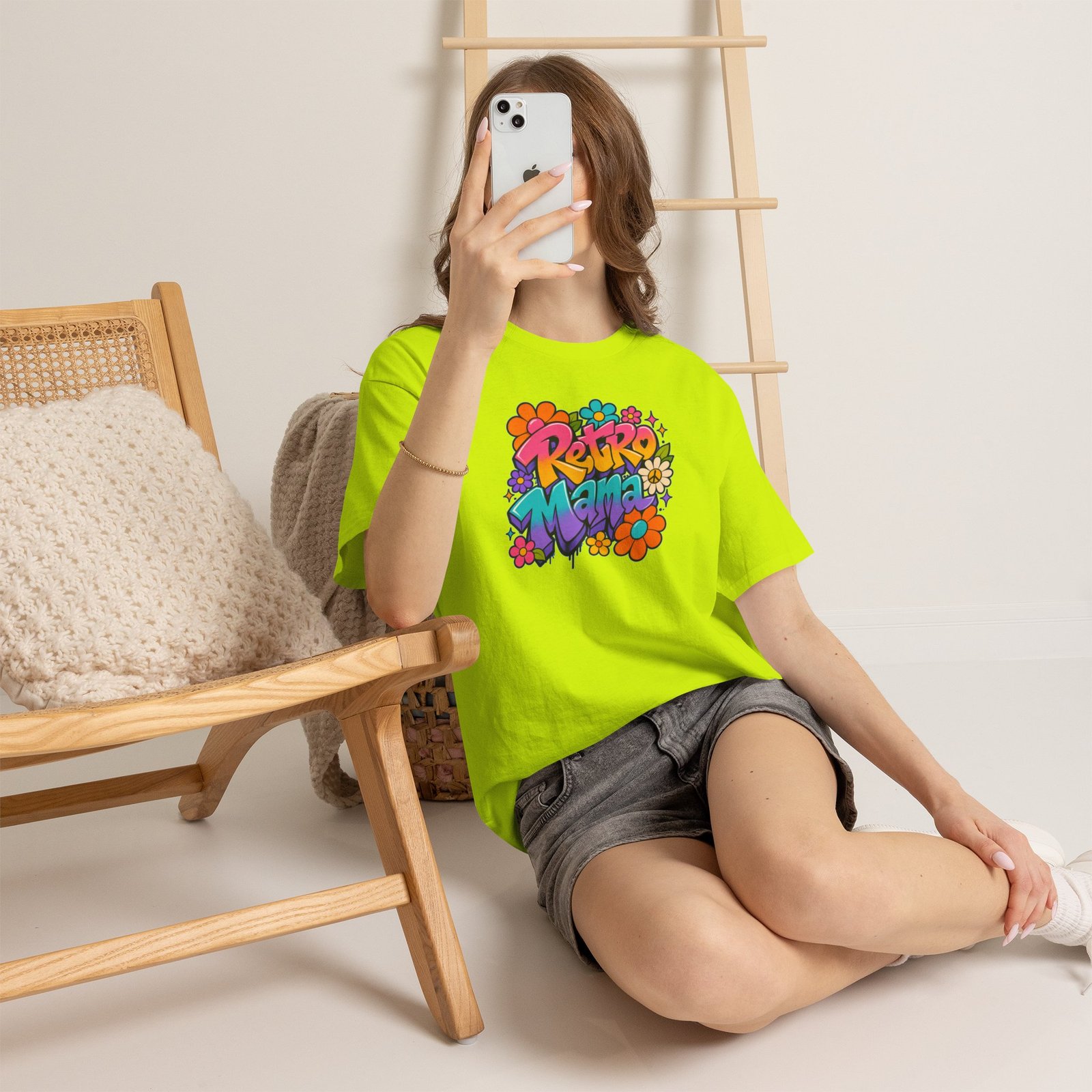 Retro Mama T‑Shirt — 70s Flower Power - Image 30