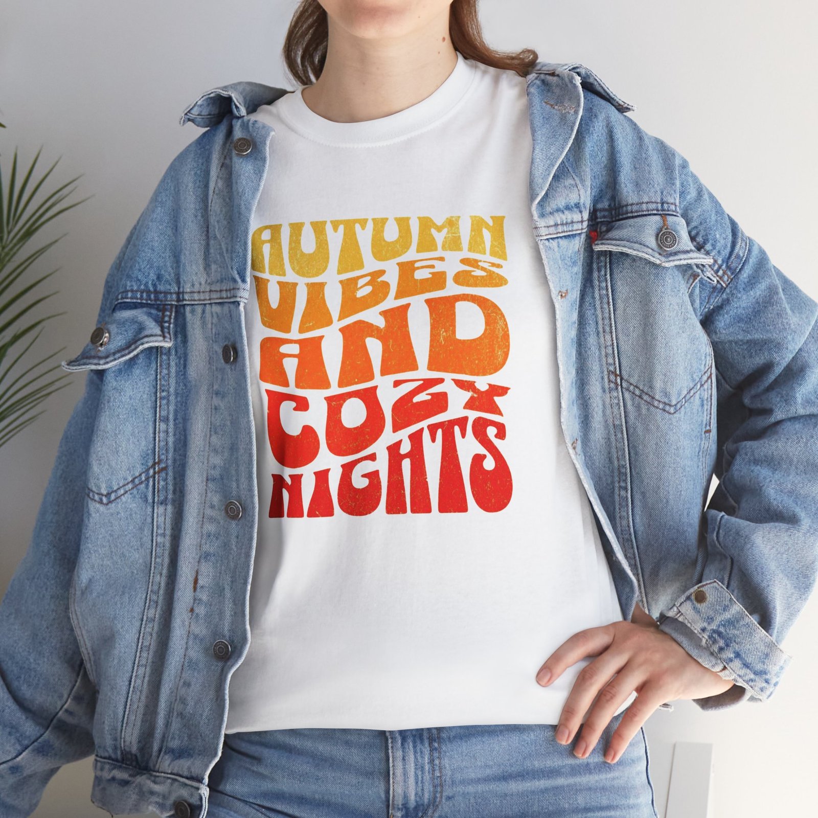 Autumn Vibes Cozy Nights Unisex T-Shirt - Image 1