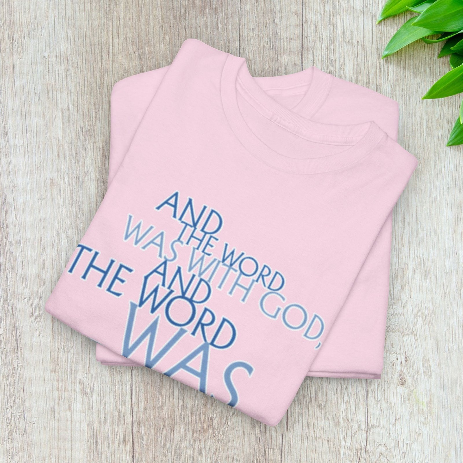 "The Word Was God" John 1:1 Unisex Scripture T-Shirt - Image 35