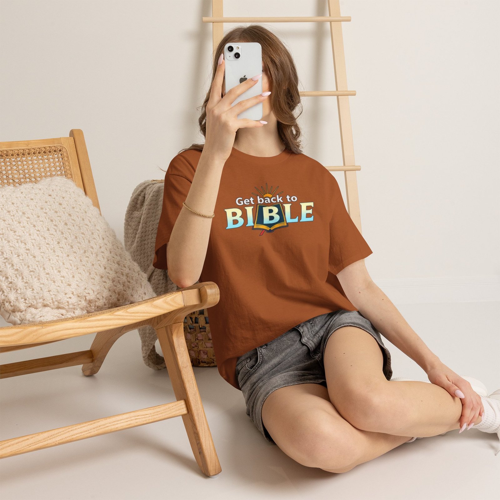 Get Back to Bible Unisex T-Shirt - Image 3