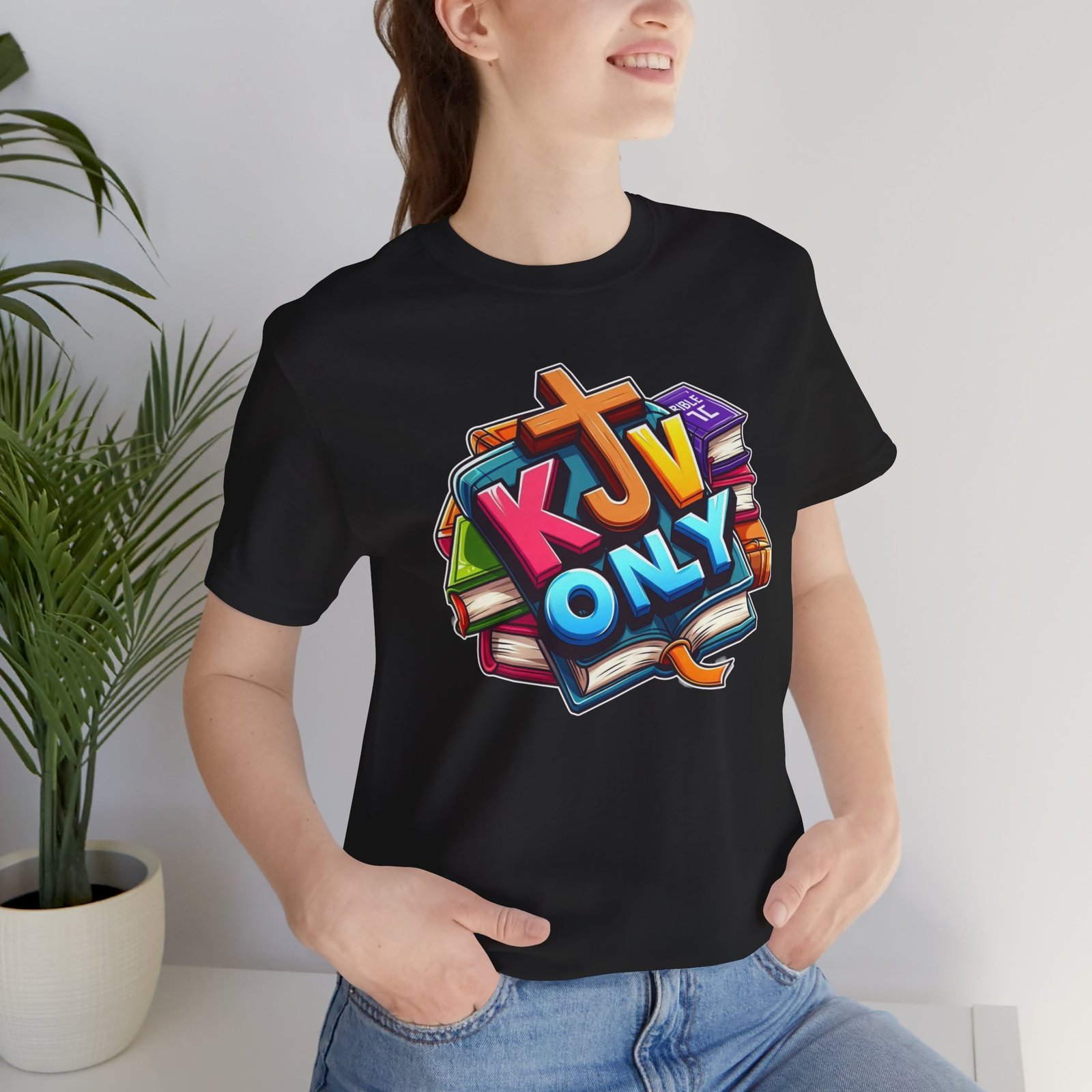 KJV Only - Cross - Bible Unisex T-Shirt - Image 24