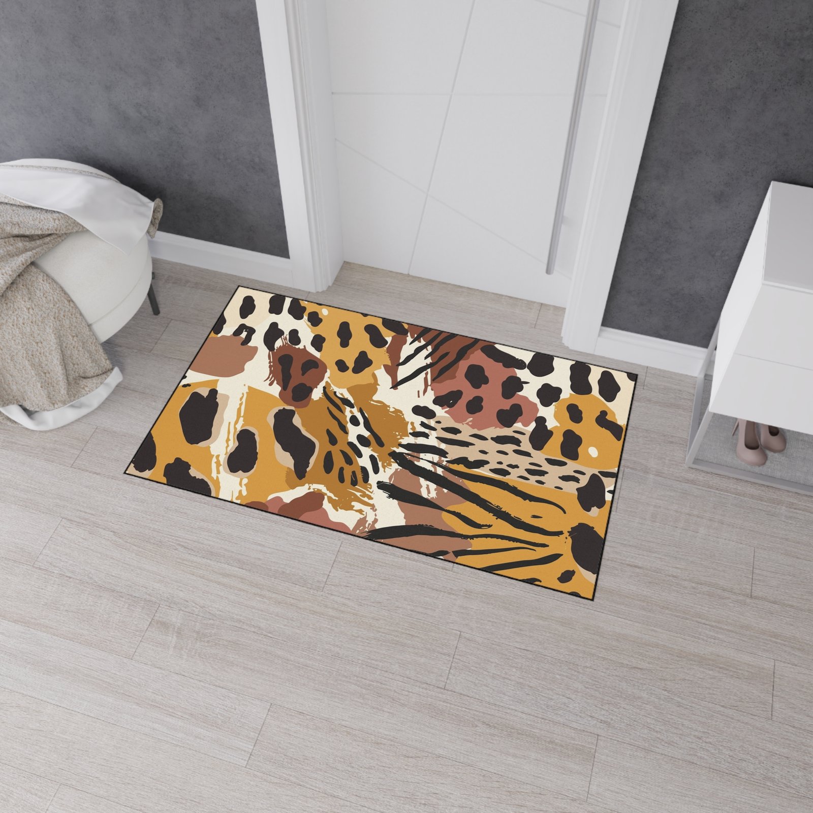 Animal Print Heavy-Duty Floor Mat — Slip-Resistant Entrance Rug - Image 9