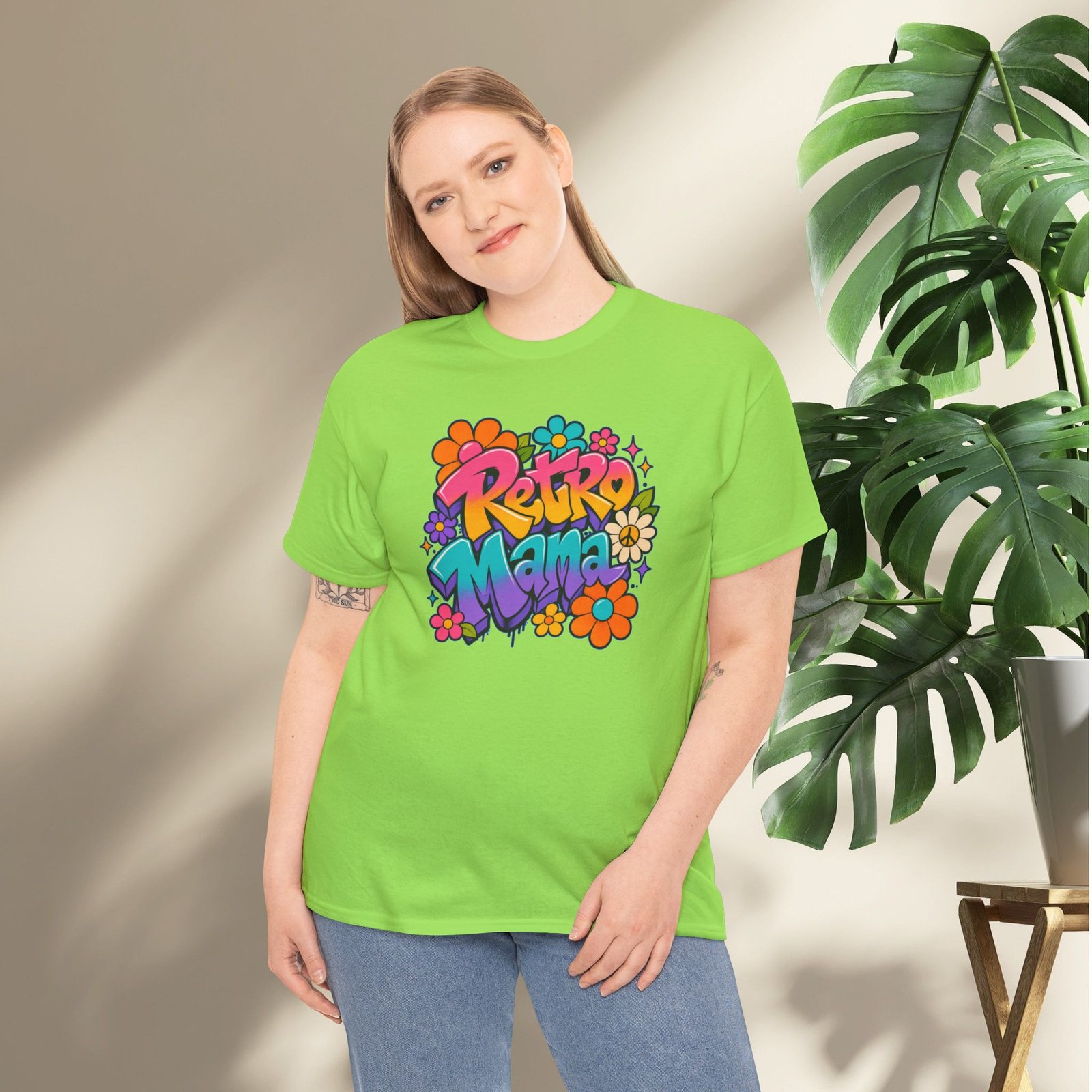 Retro Mama T‑Shirt — 70s Flower Power - Image 41