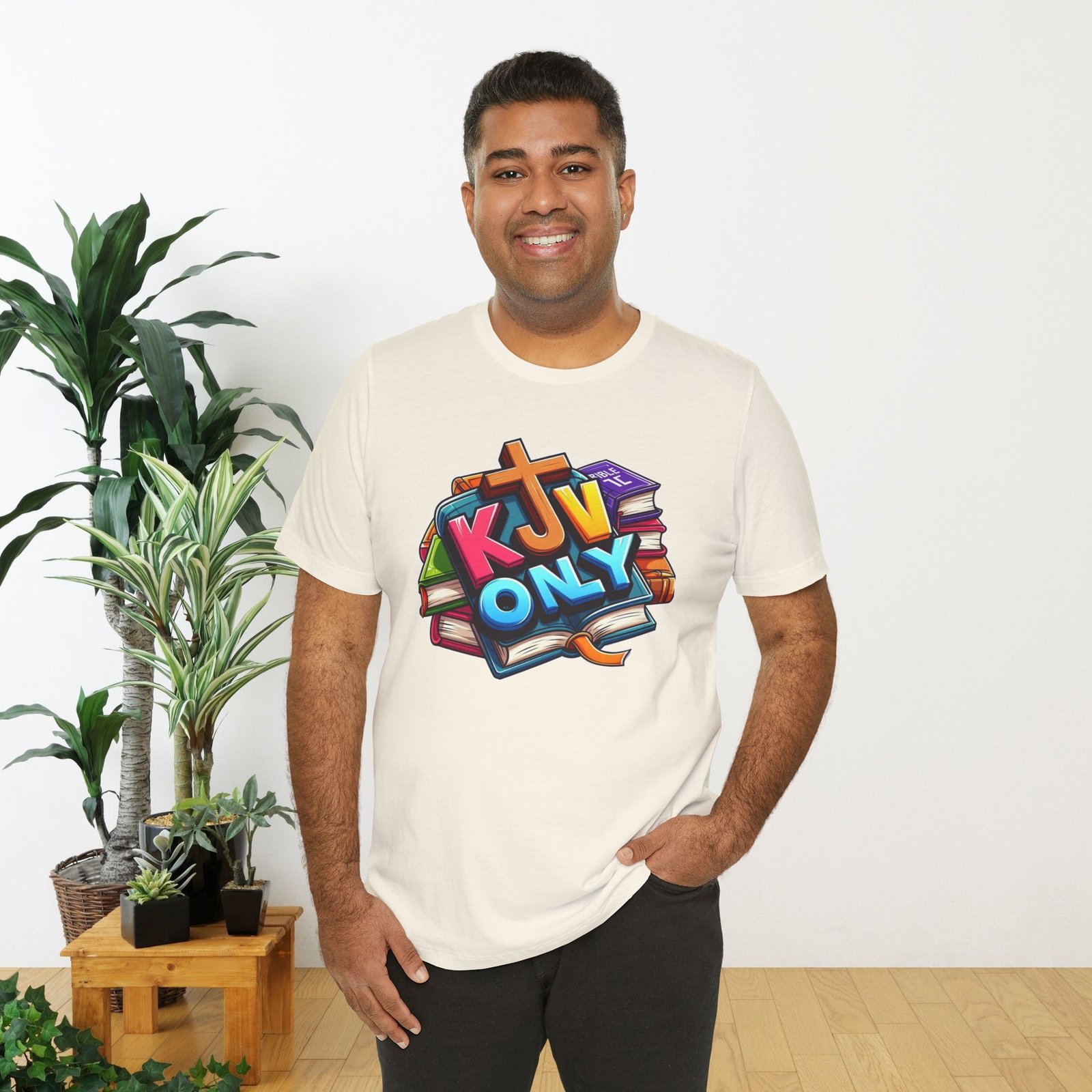 KJV Only - Cross - Bible Unisex T-Shirt - Image 28