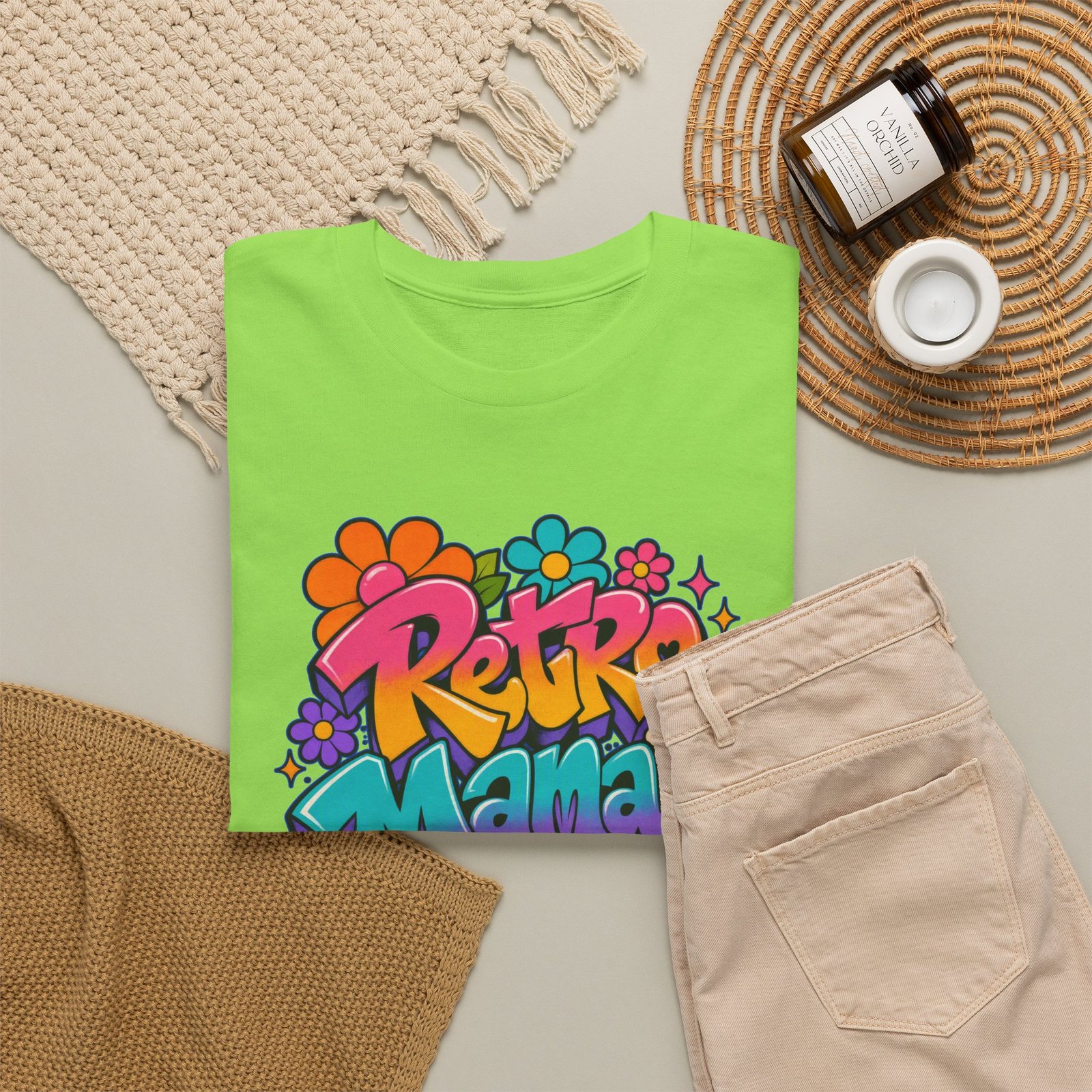 Retro Mama T‑Shirt — 70s Flower Power - Image 38