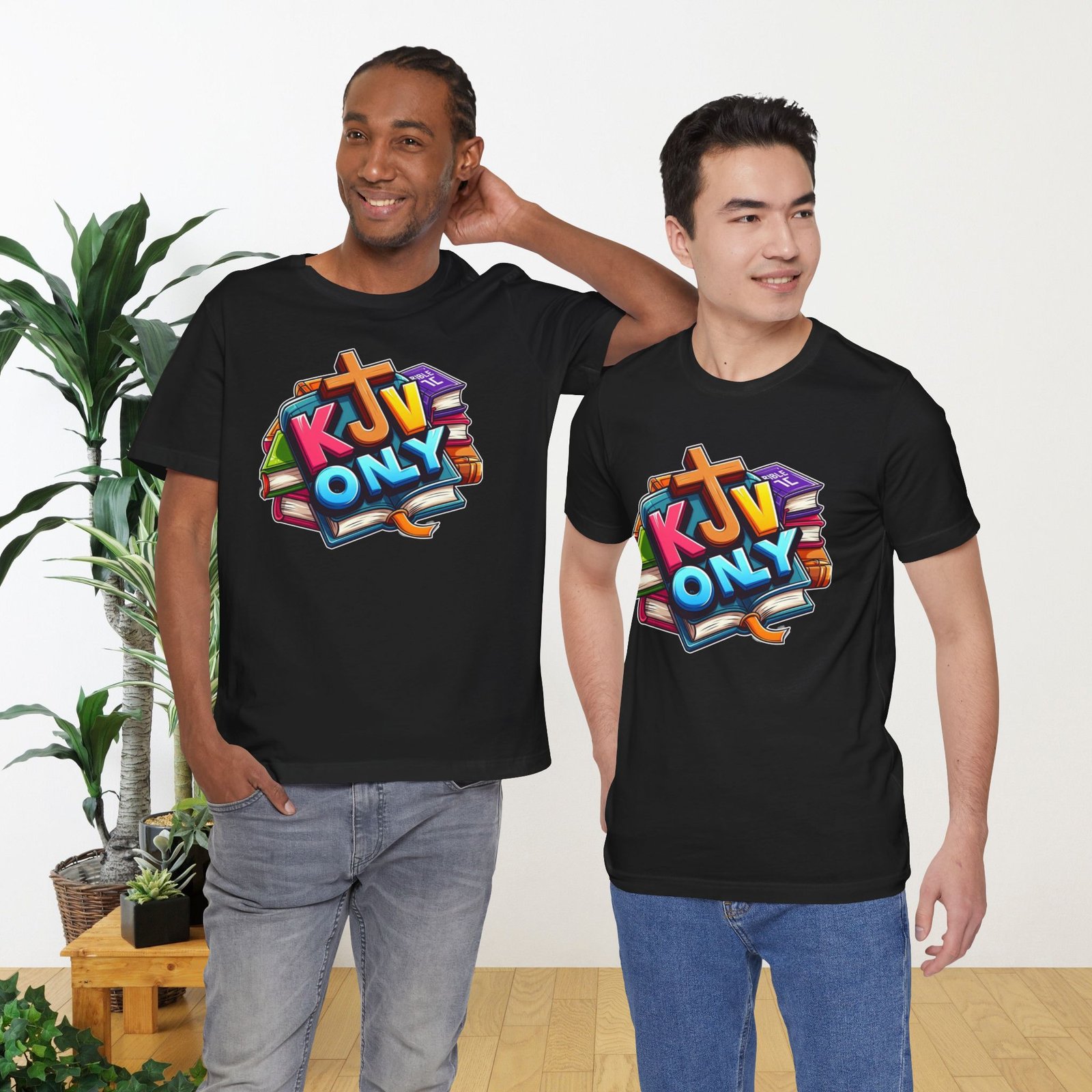 KJV Only - Cross - Bible Unisex T-Shirt - Image 25