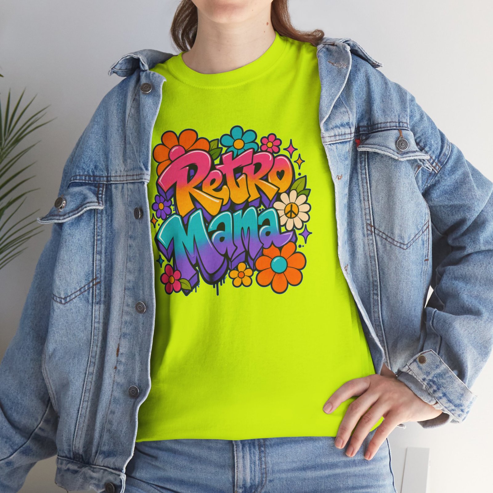 Retro Mama T‑Shirt — 70s Flower Power - Image 35