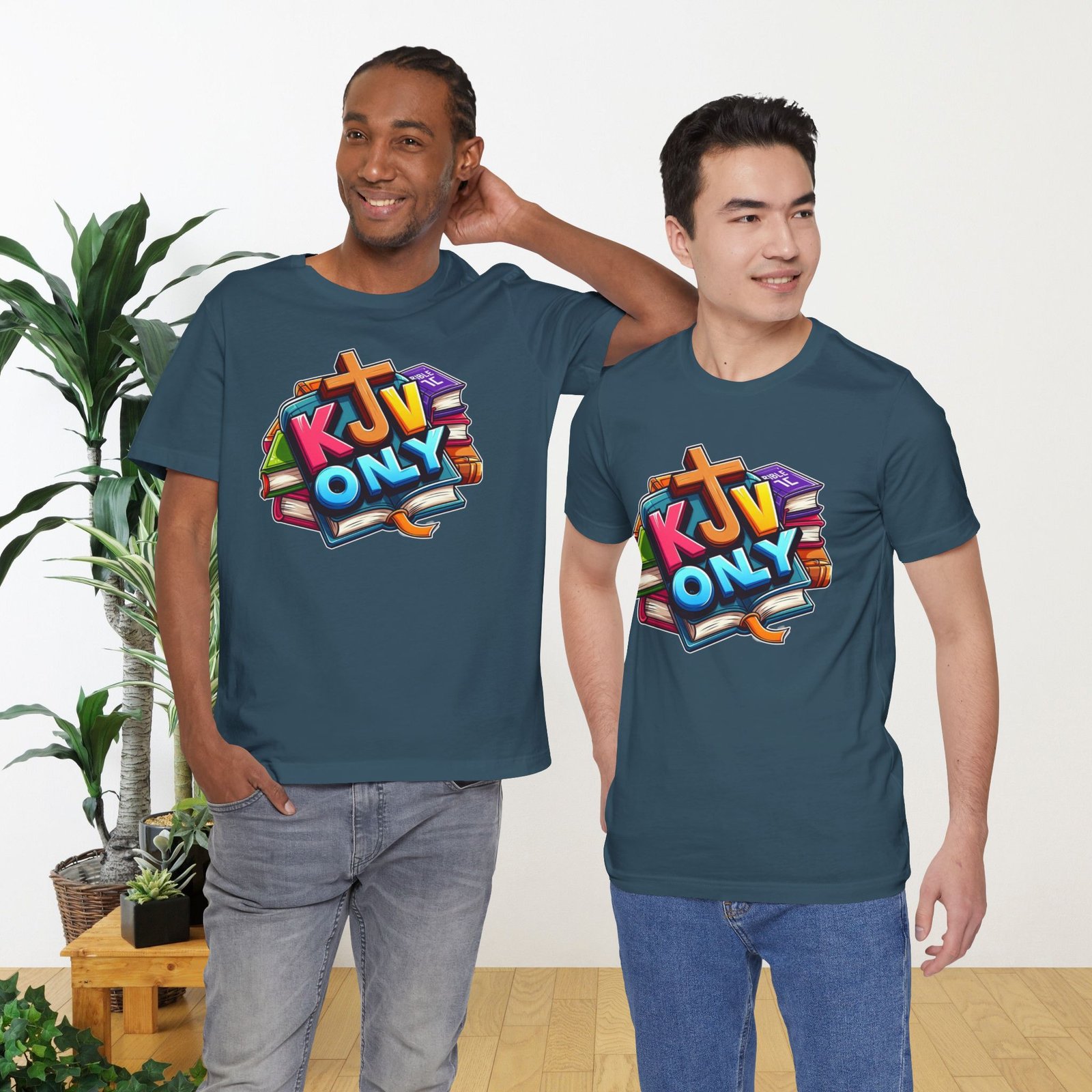 KJV Only - Cross - Bible Unisex T-Shirt - Image 43