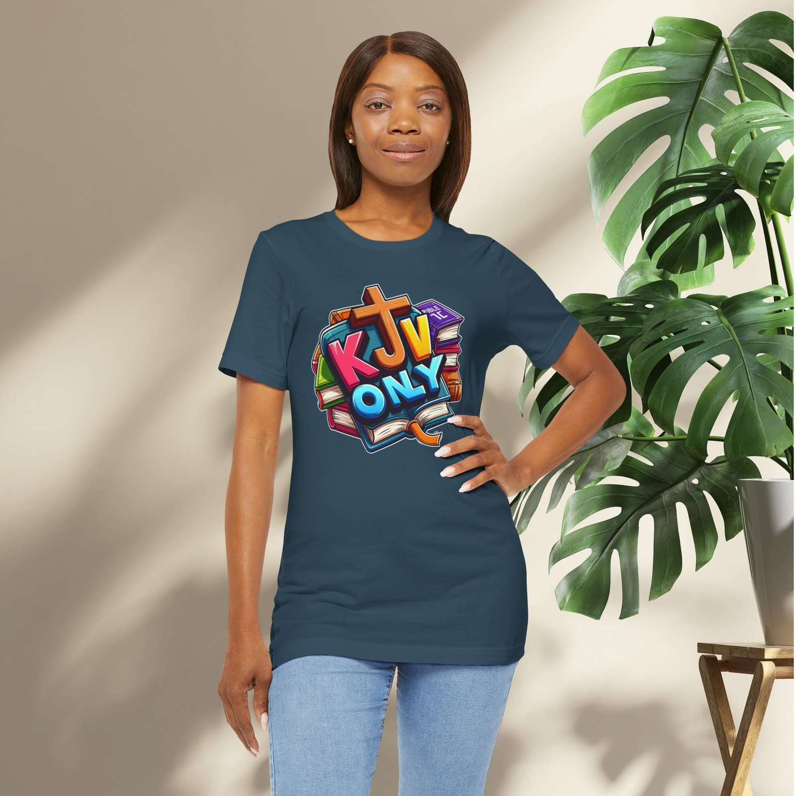 KJV Only - Cross - Bible Unisex T-Shirt - Image 41