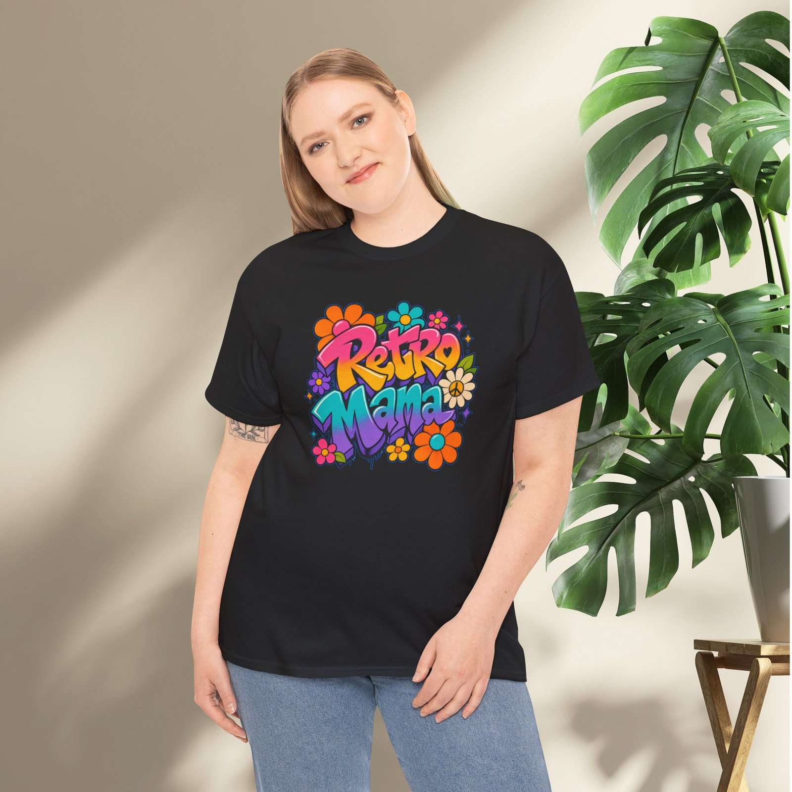 Retro Mama T‑Shirt — 70s Flower Power - Image 20