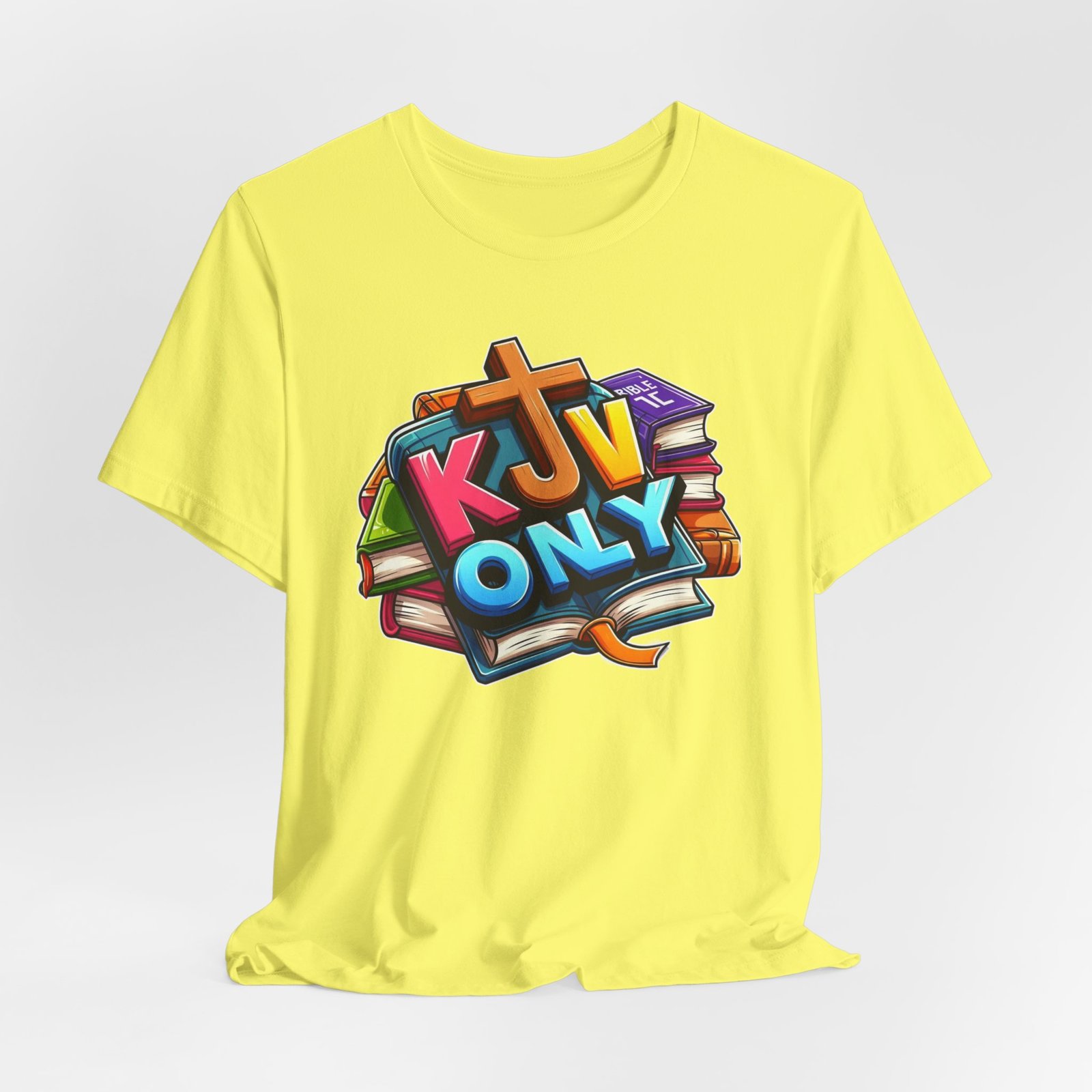 KJV Only - Cross - Bible Unisex T-Shirt - Image 33