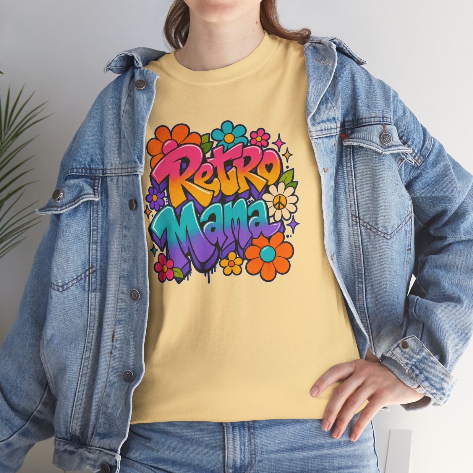 Retro Mama T‑Shirt — 70s Flower Power - Image 28