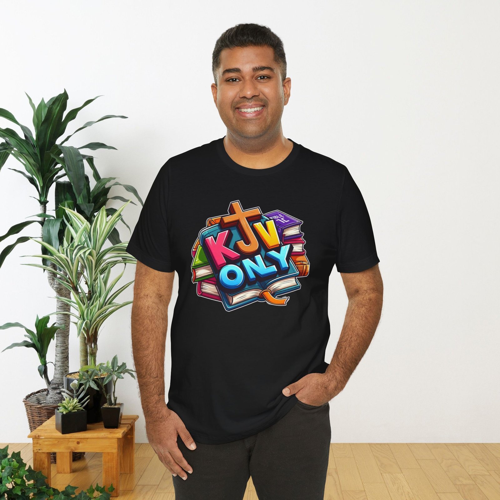 KJV Only - Cross - Bible Unisex T-Shirt - Image 22