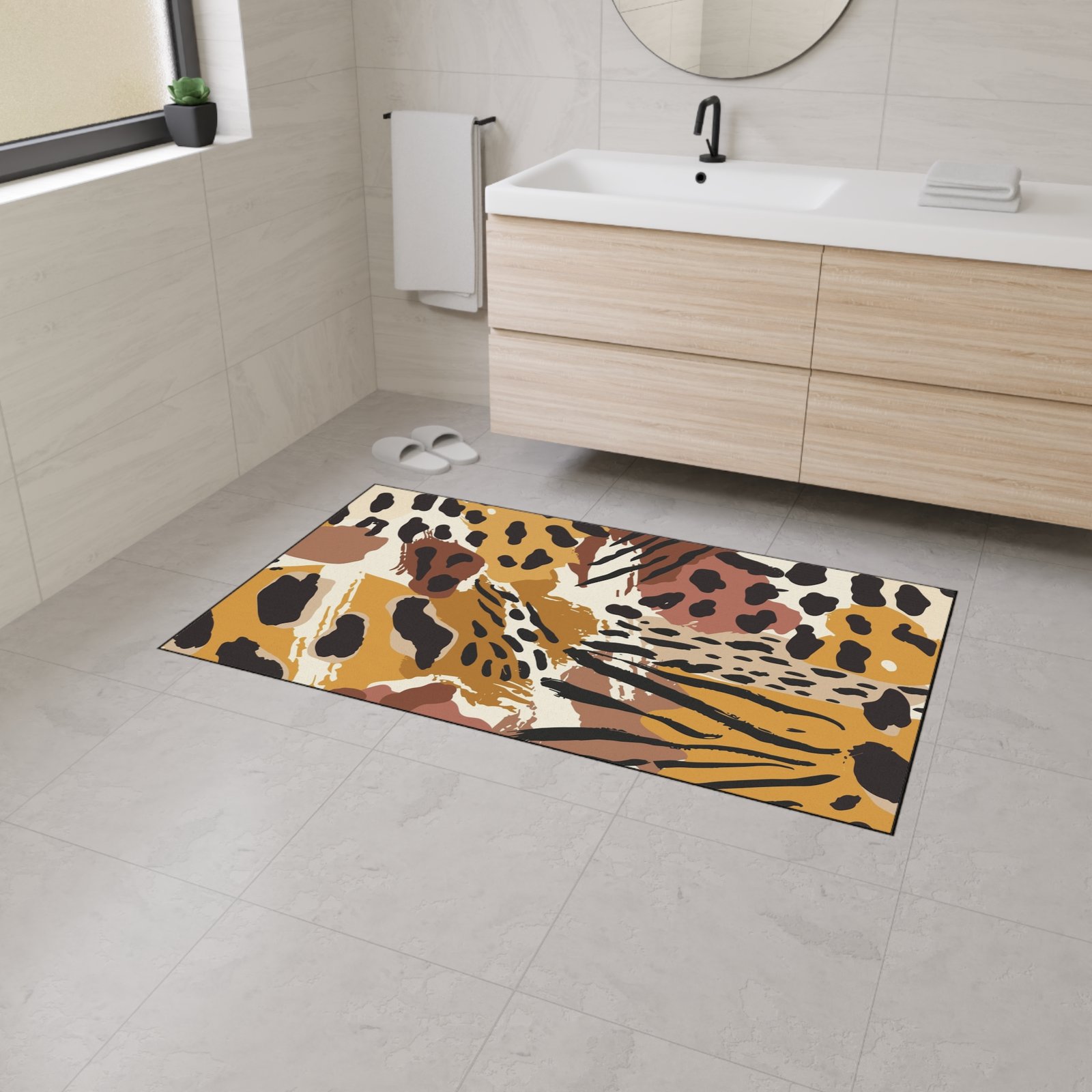Animal Print Heavy-Duty Floor Mat — Slip-Resistant Entrance Rug - Image 8